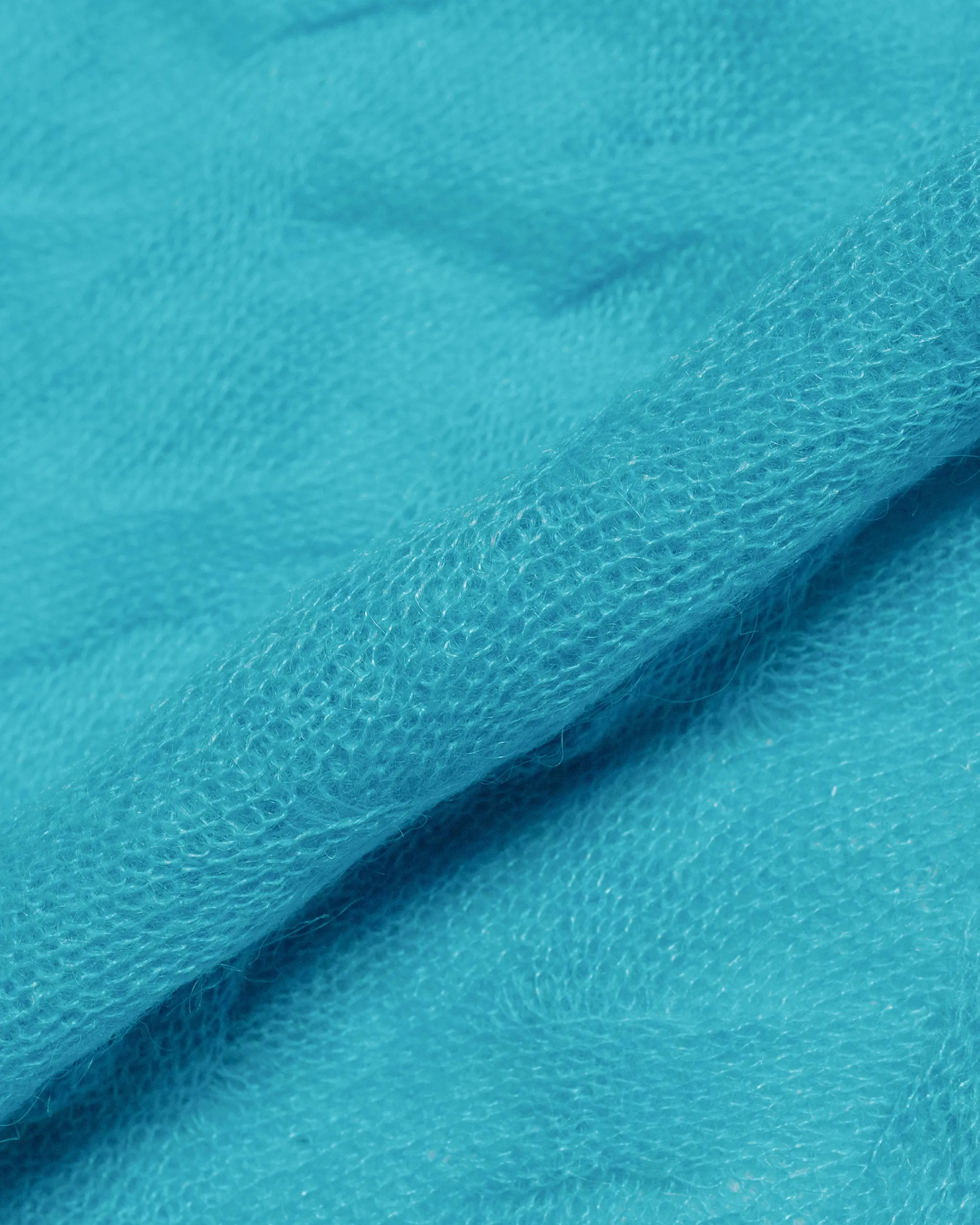 Stüssy Loose Knit Cross Cable Cyan sold by Lost & Found product image thumbnail 2