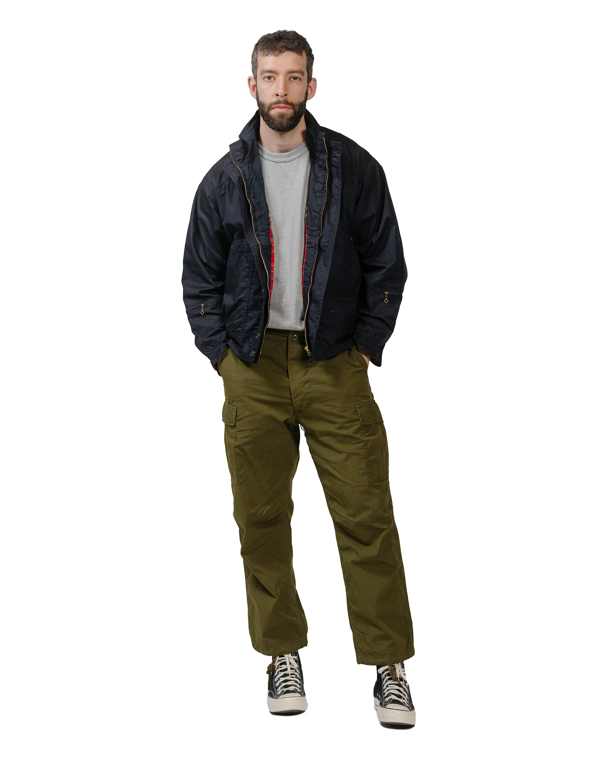 The Corona Utility FP006 Fatigue Slacks 'Jungle Slacks' Army Nylon/Cotton Blocks Olive Green sold by Lost & Found product image thumbnail 4