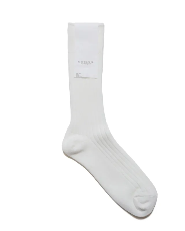 Lady White Co. LWC Sock White sold by Lost & Found