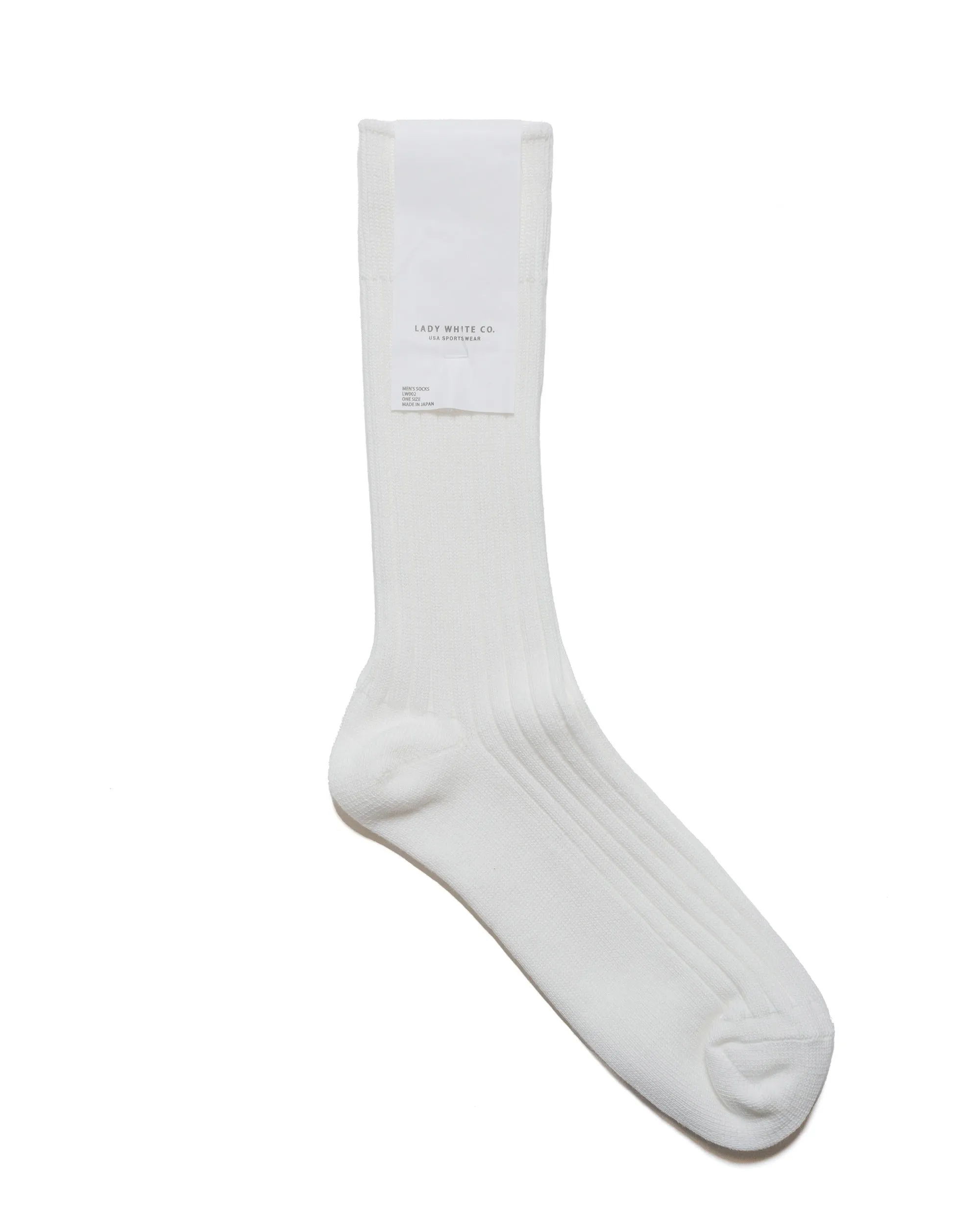 Lady White Co. LWC Sock White sold by Lost & Found