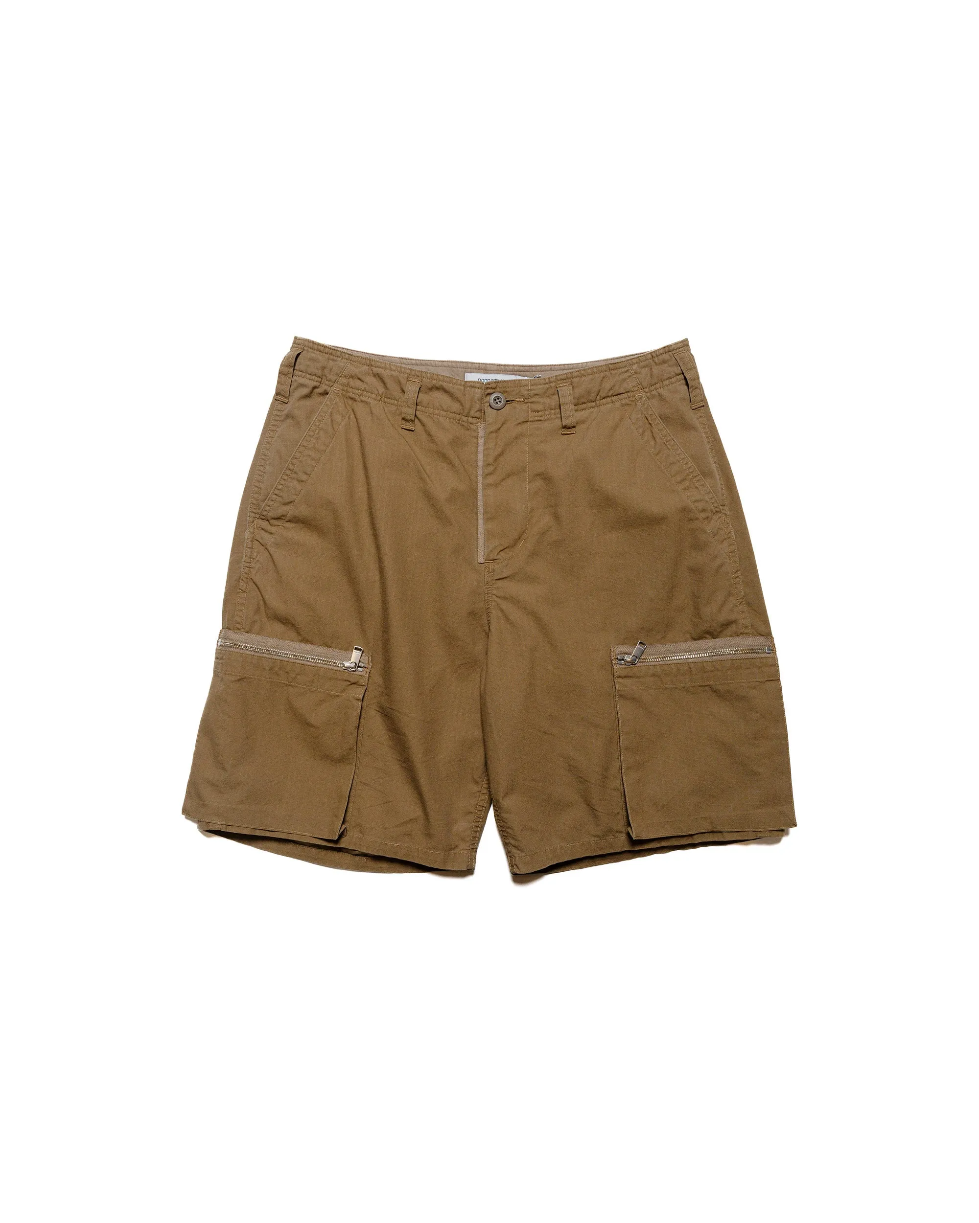 nonnative Trooper 6P Shorts Cotton Ripstop Light Brown sold by Lost & Found