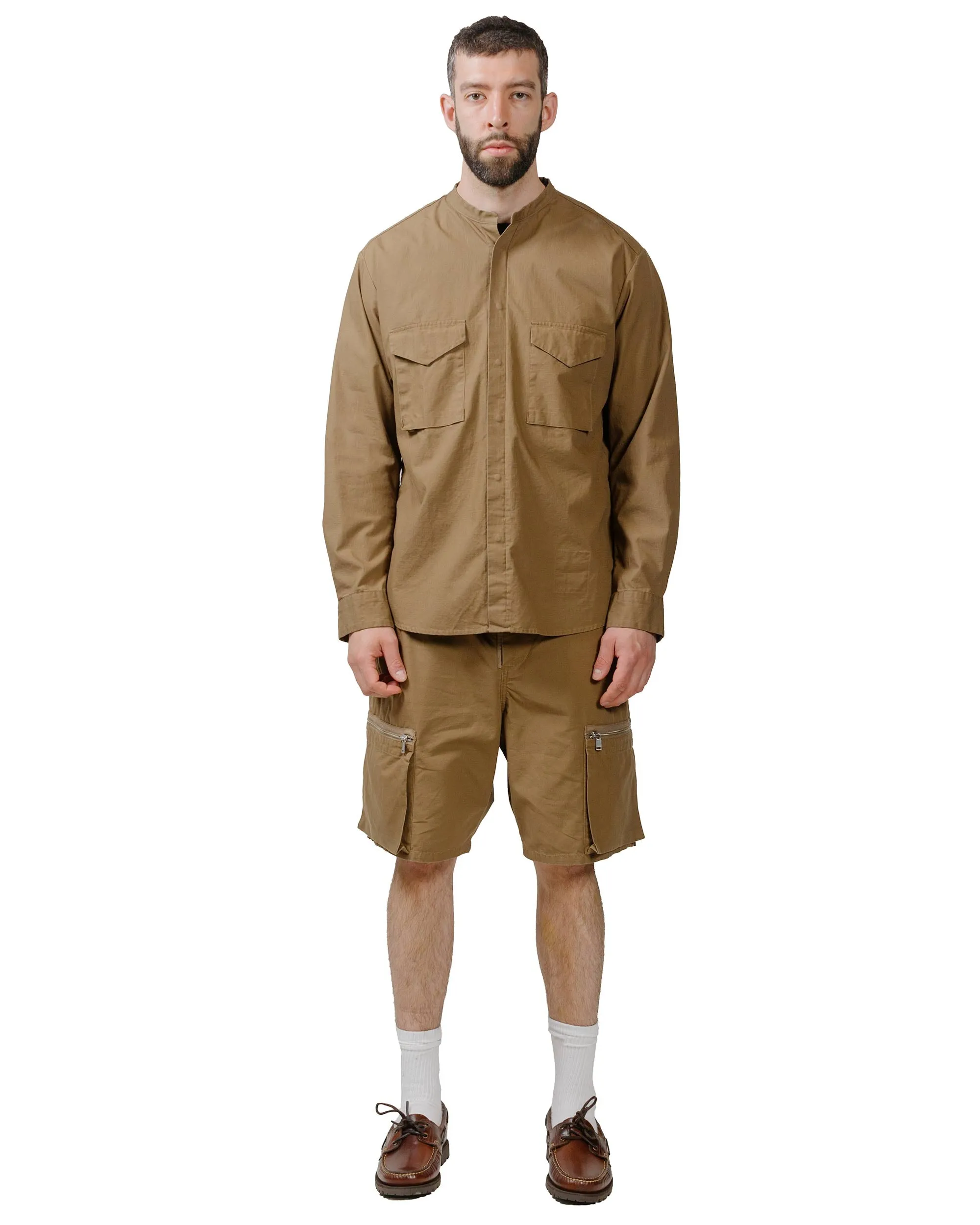 nonnative Trooper 6P Shorts Cotton Ripstop Light Brown sold by Lost & Found product image thumbnail 4