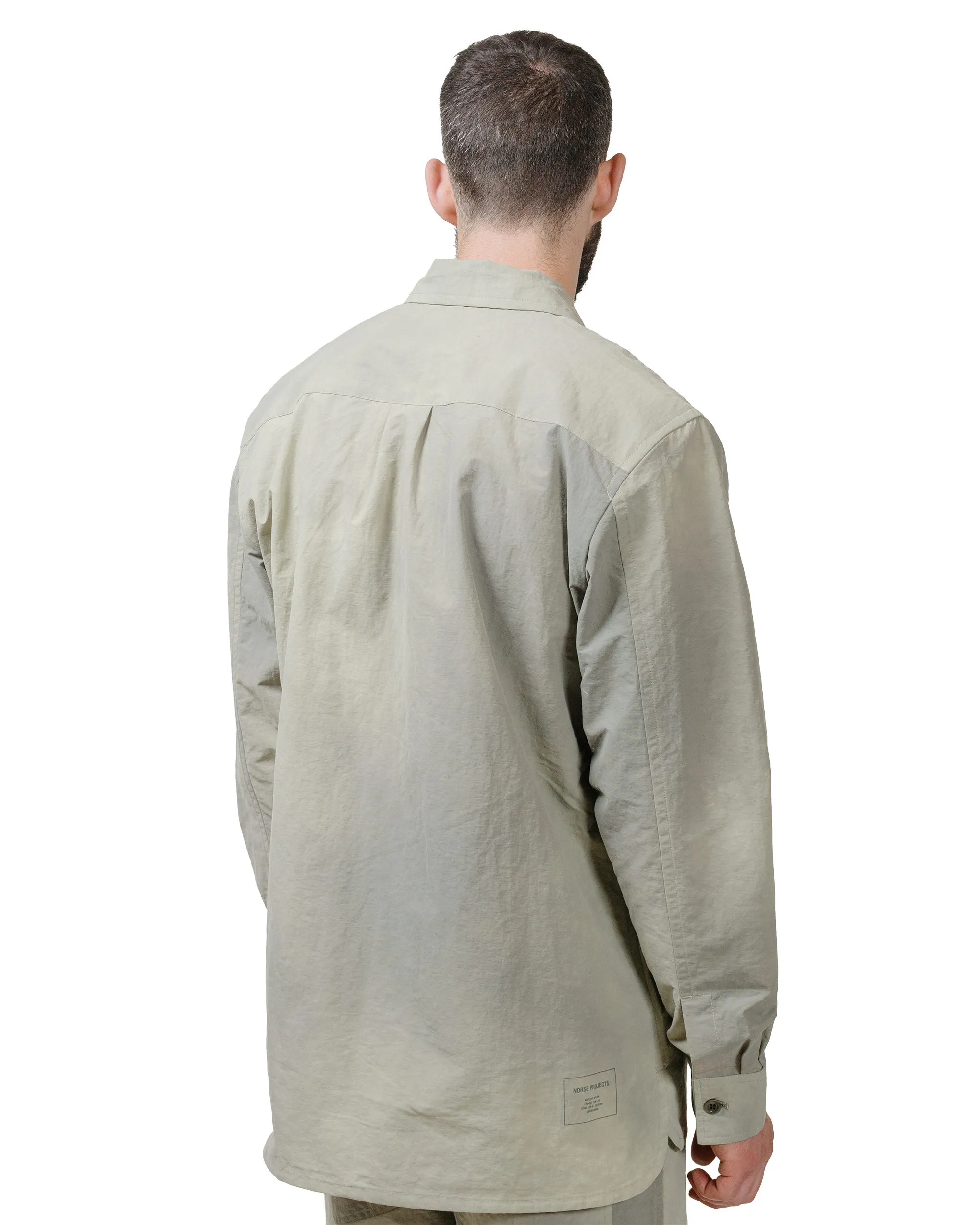 Norse Projects Ulrik Wave Dye Overshirt Clay sold by Lost & Found product image thumbnail 3