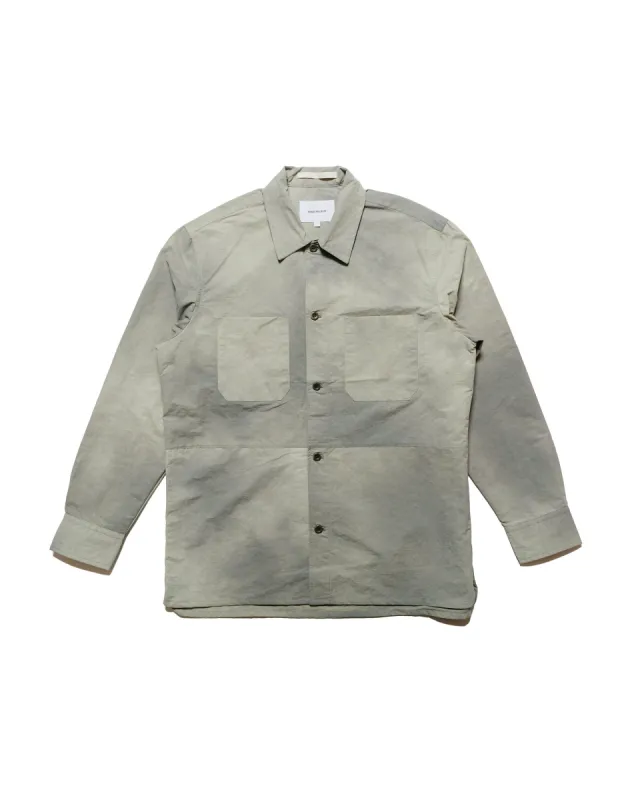 Norse Projects Ulrik Wave Dye Overshirt Clay sold by Lost & Found