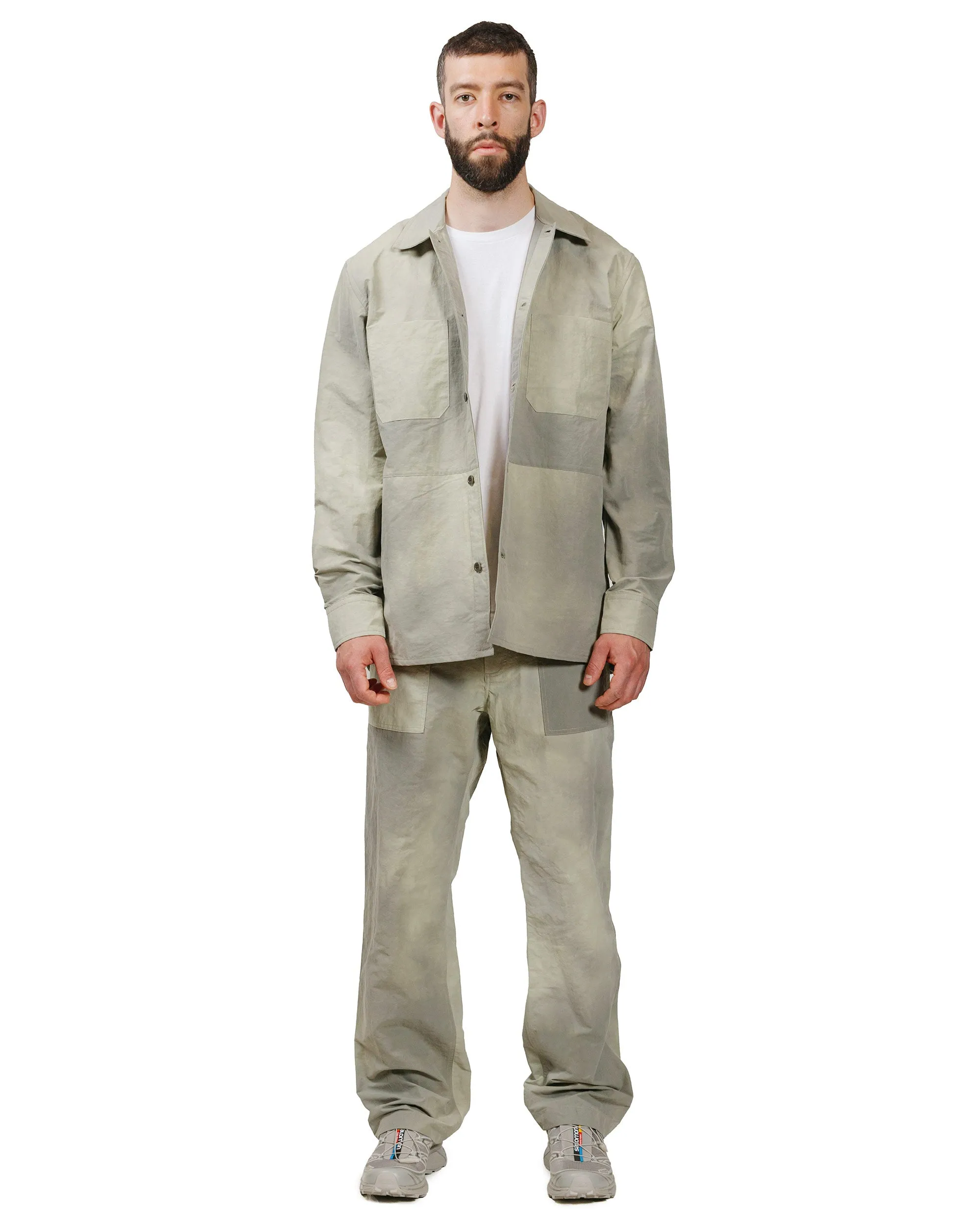 Norse Projects Ulrik Wave Dye Overshirt Clay sold by Lost & Found product image thumbnail 4