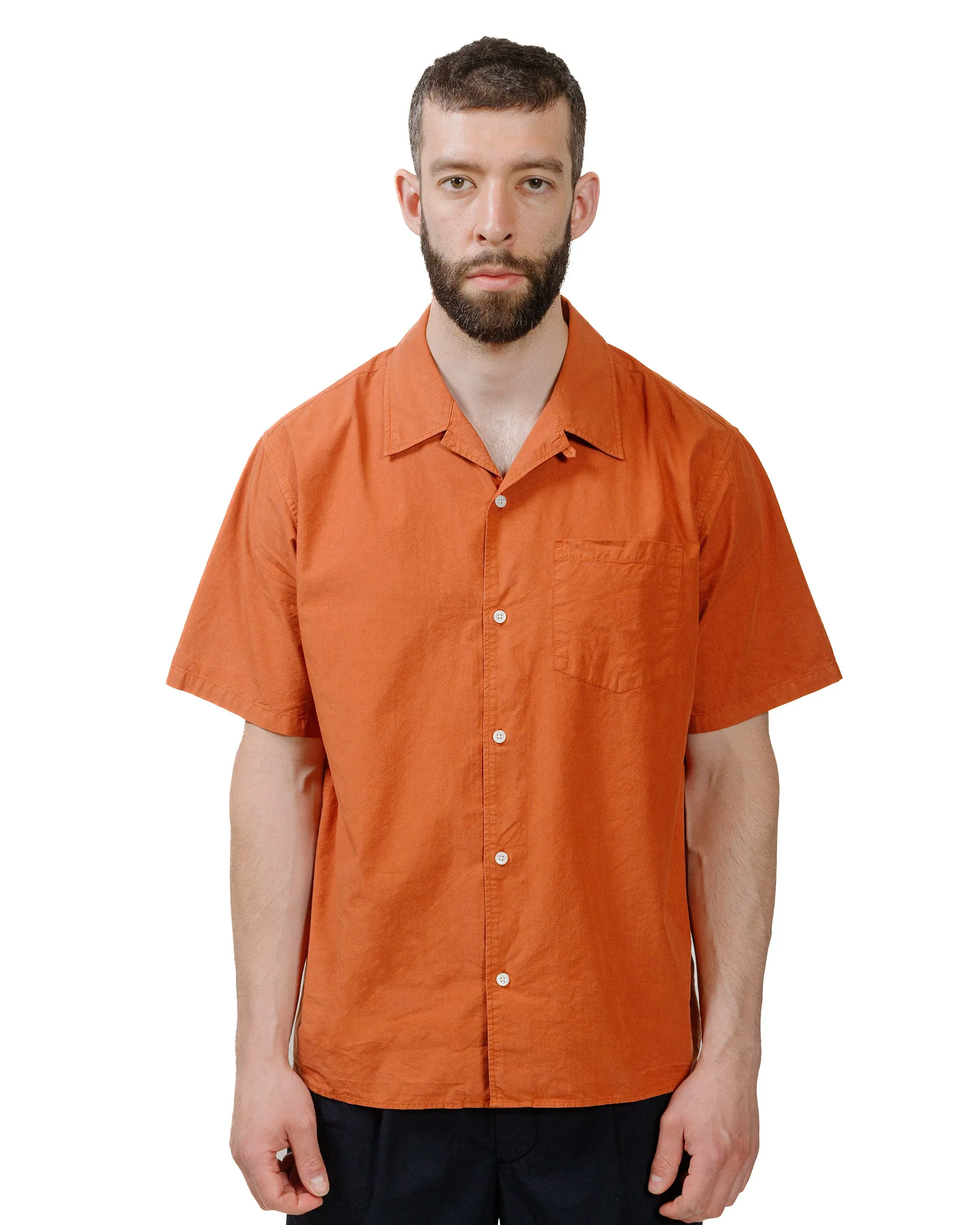 Norse Projects Carsten Cotton Tencel Red Ochre sold by Lost & Found product image thumbnail 2