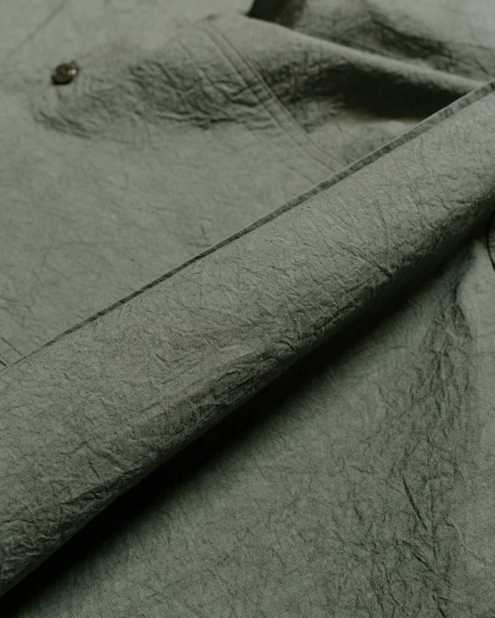 Sassafras Diggin Shirt Cotton/Linen Typewriter Olive sold by Lost & Found product image thumbnail 5