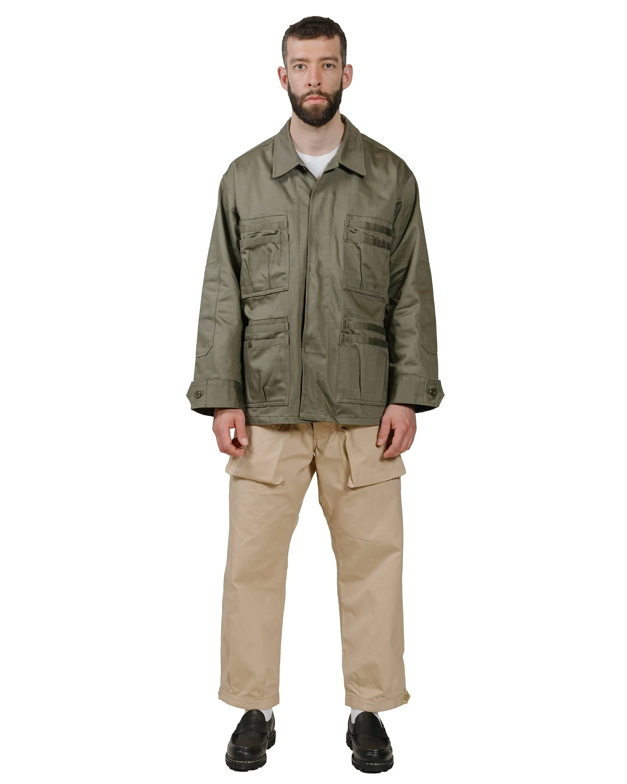 Sassafras Overgrown Fatigue Jacket Military Satin Olive sold by Lost & Found product image thumbnail 5