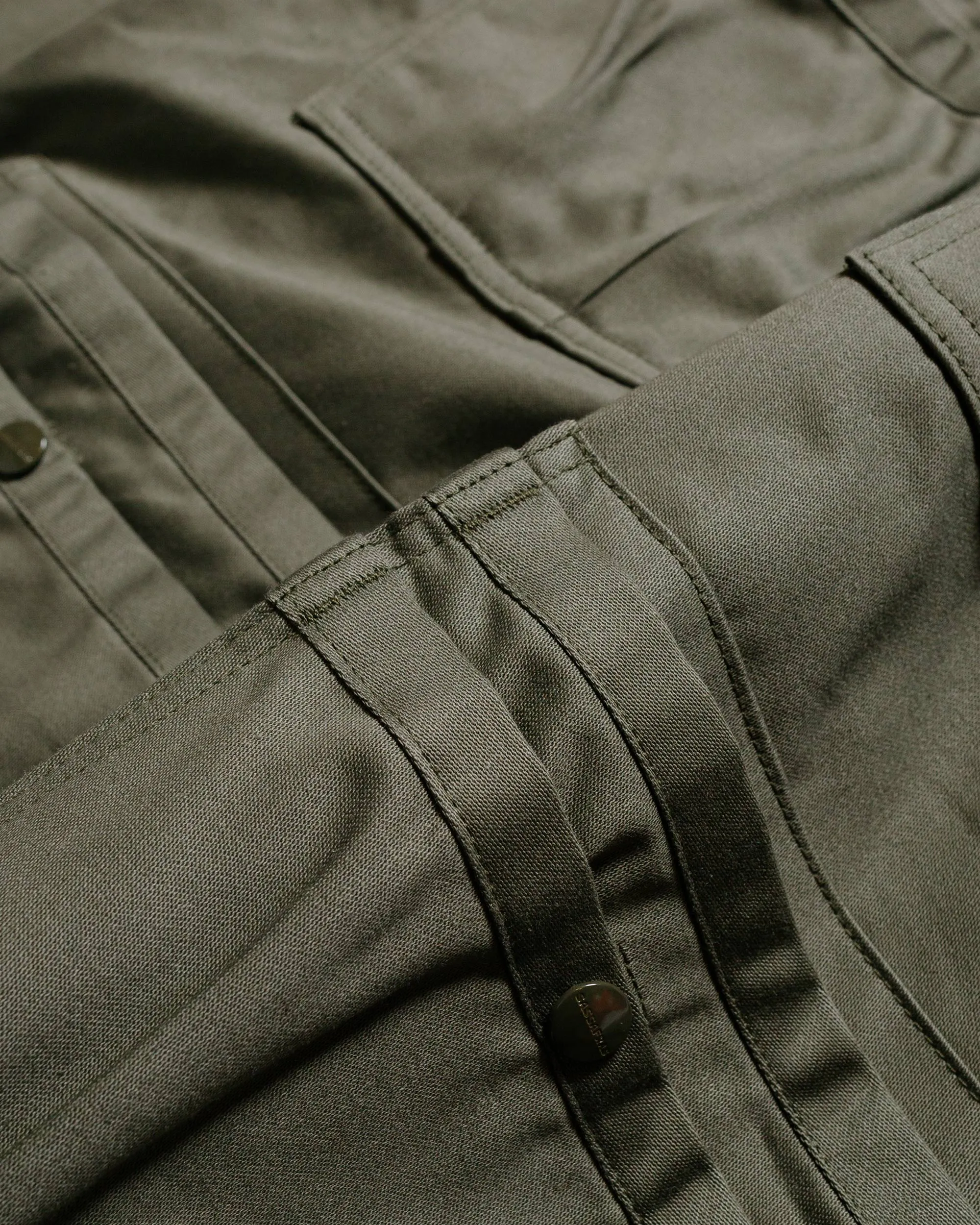 Sassafras Overgrown Fatigue Jacket Military Satin Olive sold by Lost & Found product image thumbnail 4