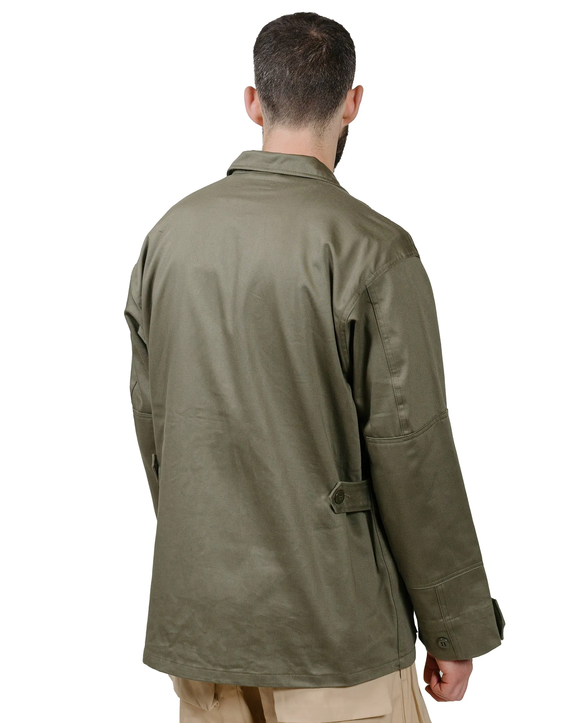 Sassafras Overgrown Fatigue Jacket Military Satin Olive sold by Lost & Found product image thumbnail 3