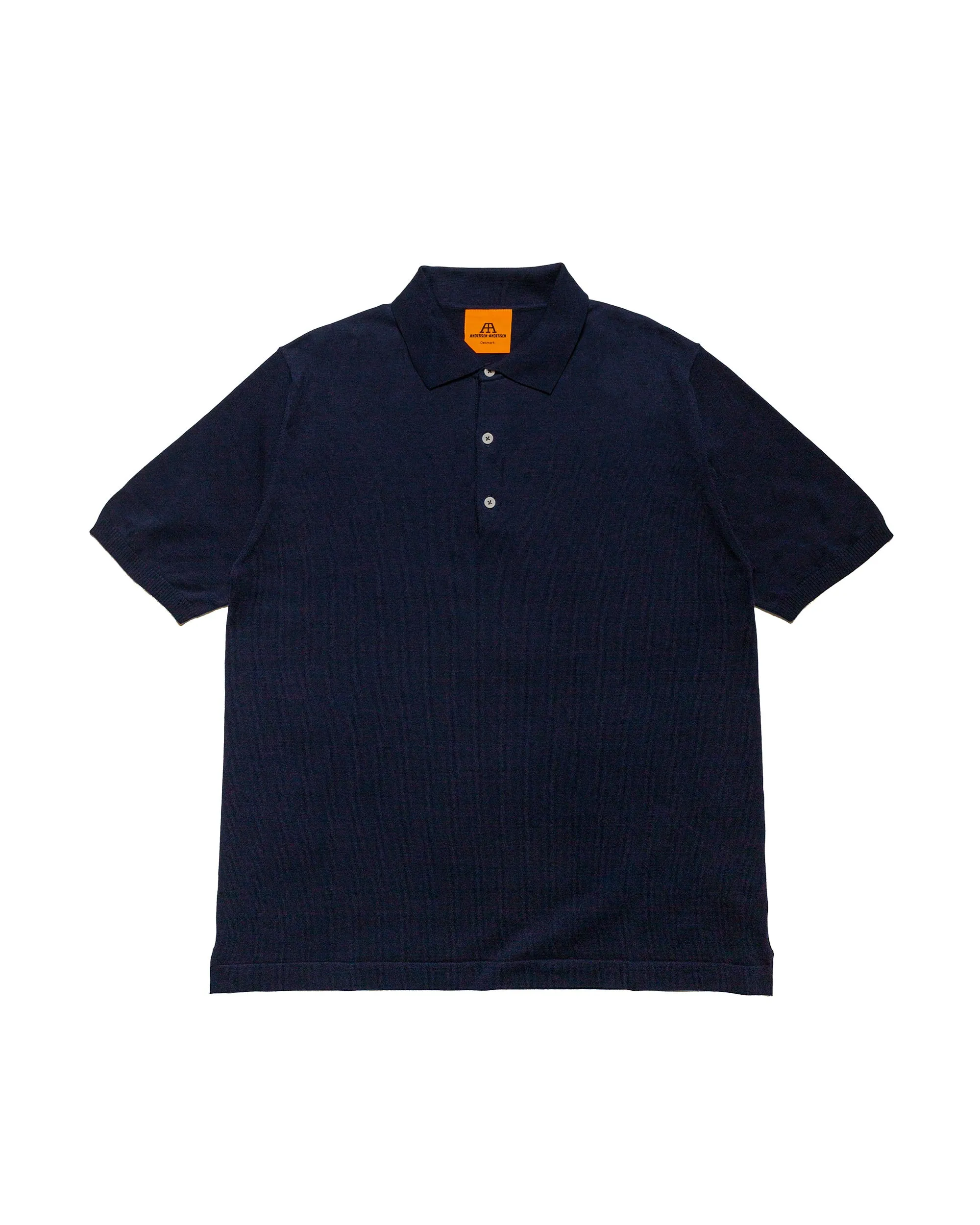 Andersen-Andersen Polo Short Royal Blue sold by Lost & Found