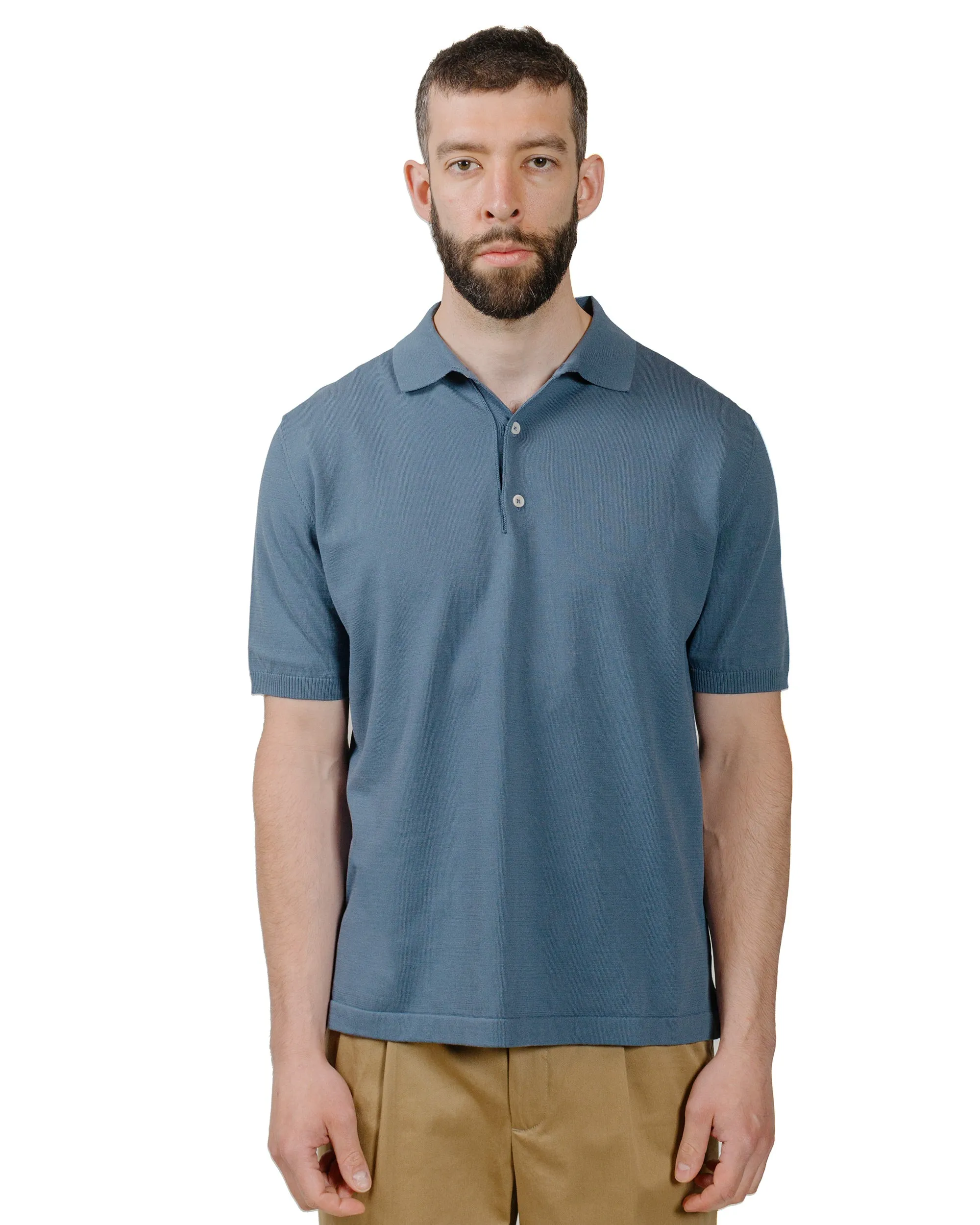Andersen-Andersen Polo Short Petroleum sold by Lost & Found product image thumbnail 2
