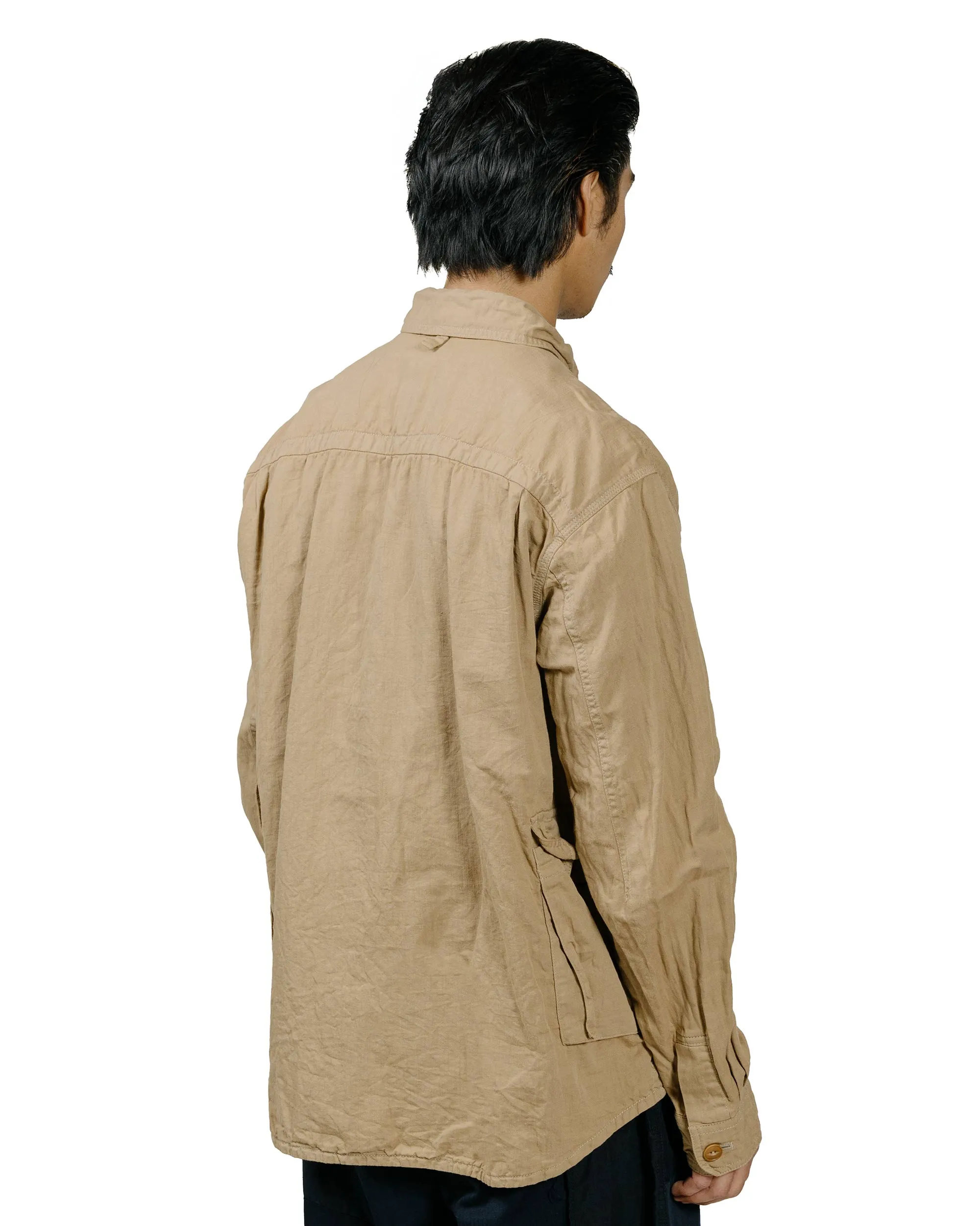 Junya Watanabe MAN Cotton Linen Shirt Beige sold by Lost & Found product image thumbnail 3