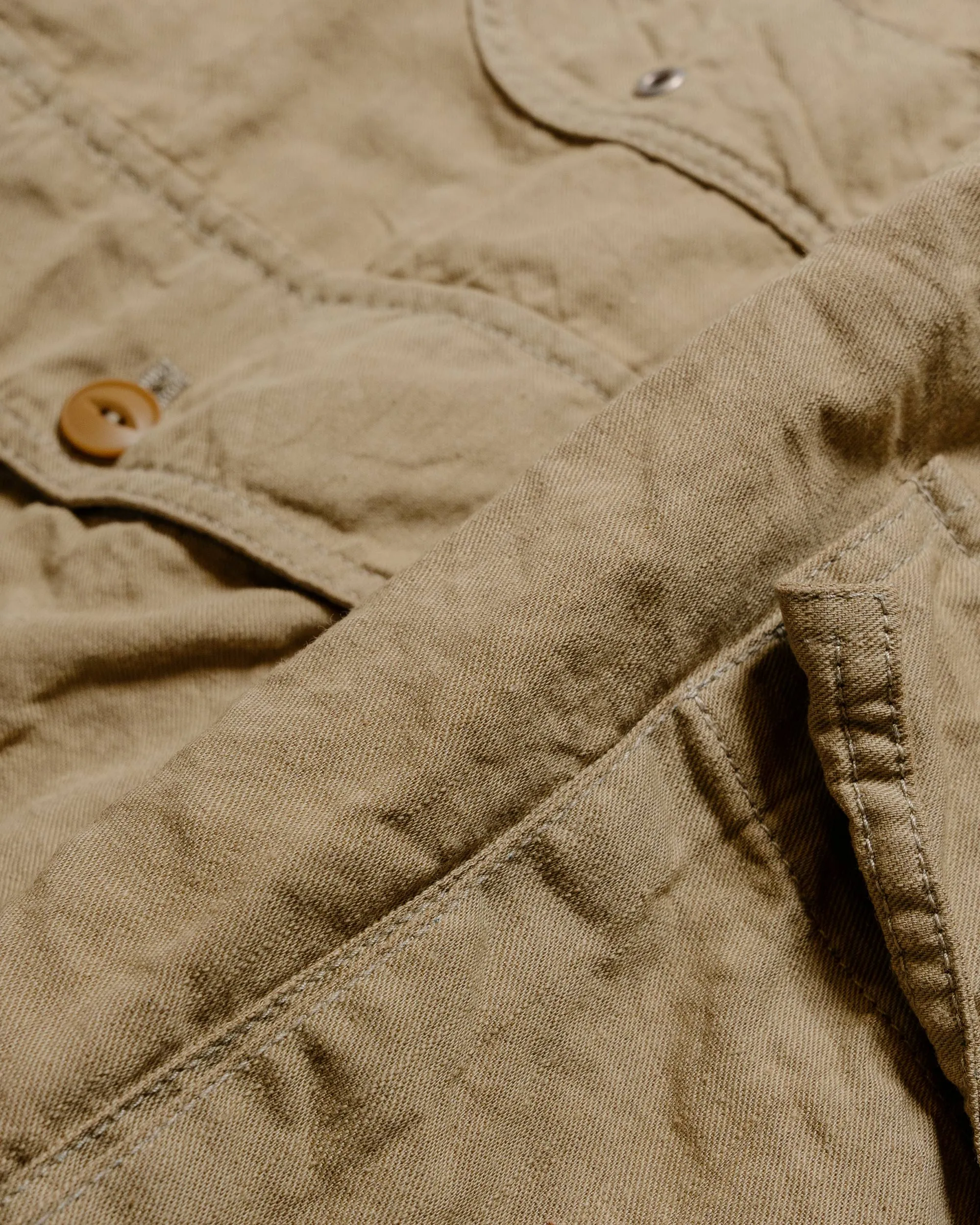 Junya Watanabe MAN Cotton Linen Shirt Beige sold by Lost & Found product image thumbnail 5