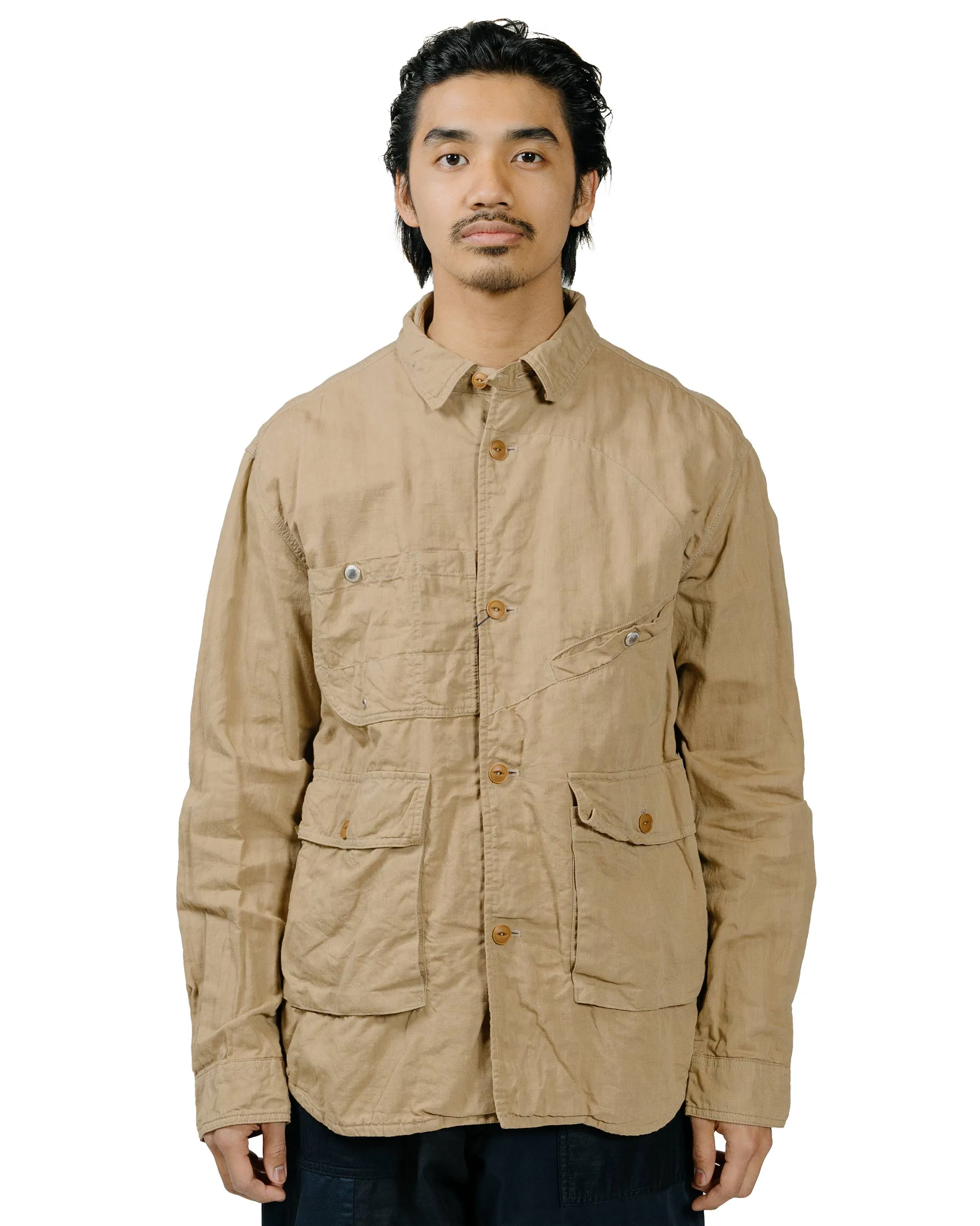 Junya Watanabe MAN Cotton Linen Shirt Beige sold by Lost & Found product image thumbnail 2