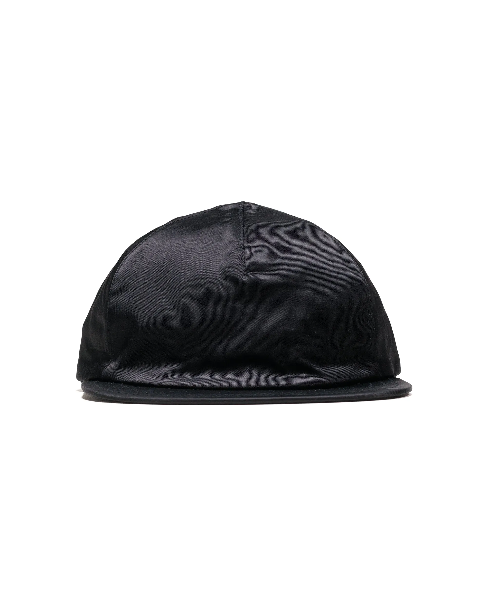Found Feather 2 Panel Trucker Cap Rayon Cotton Dyed Satin Black sold by Lost & Found