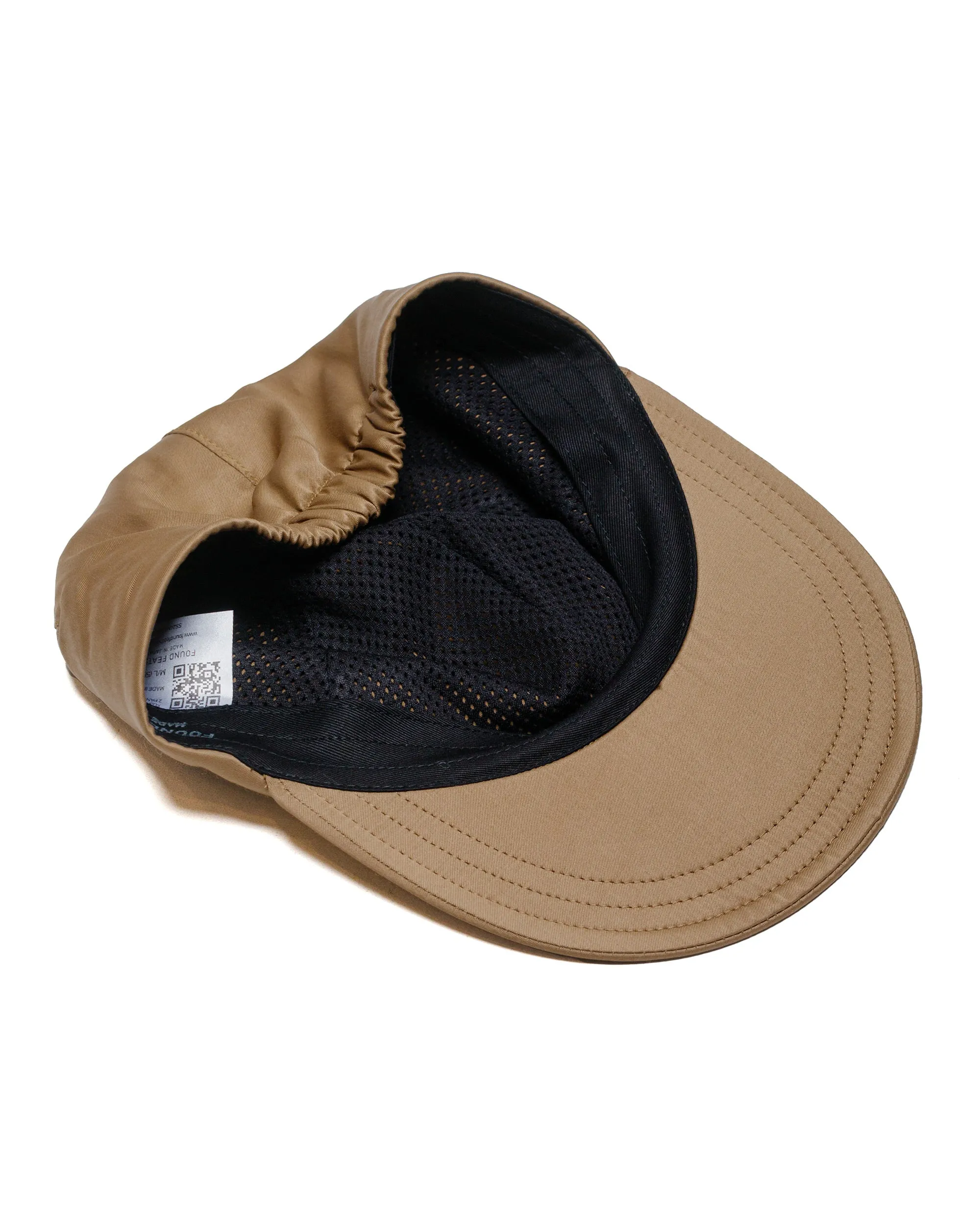 Found Feather 2 Panel Trucker Cap Rayon Cotton Dyed Satin Brown sold by Lost & Found product image thumbnail 3