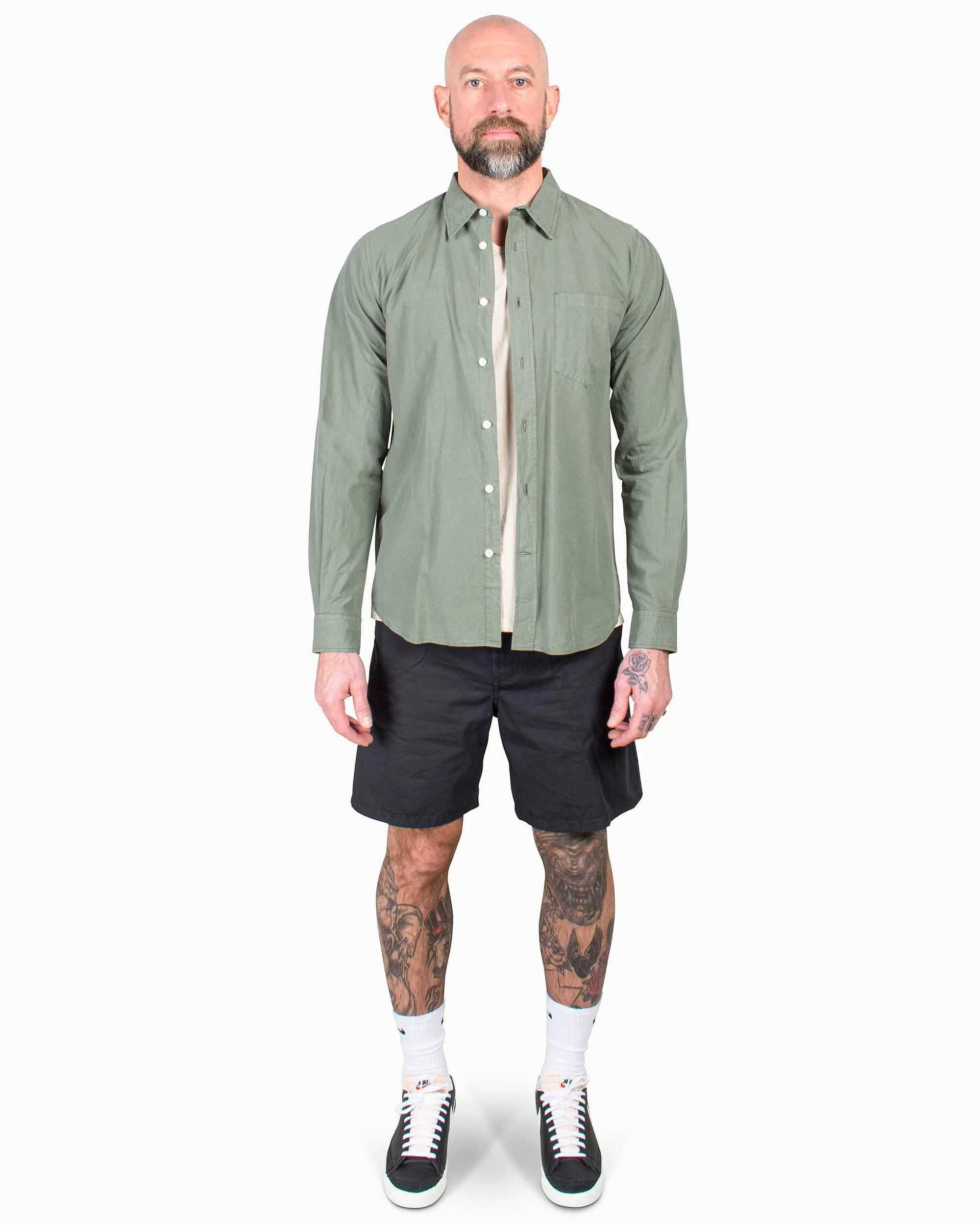 Norse Projects Osvald Tencel Dried Sage Green sold by Lost & Found product image thumbnail 2