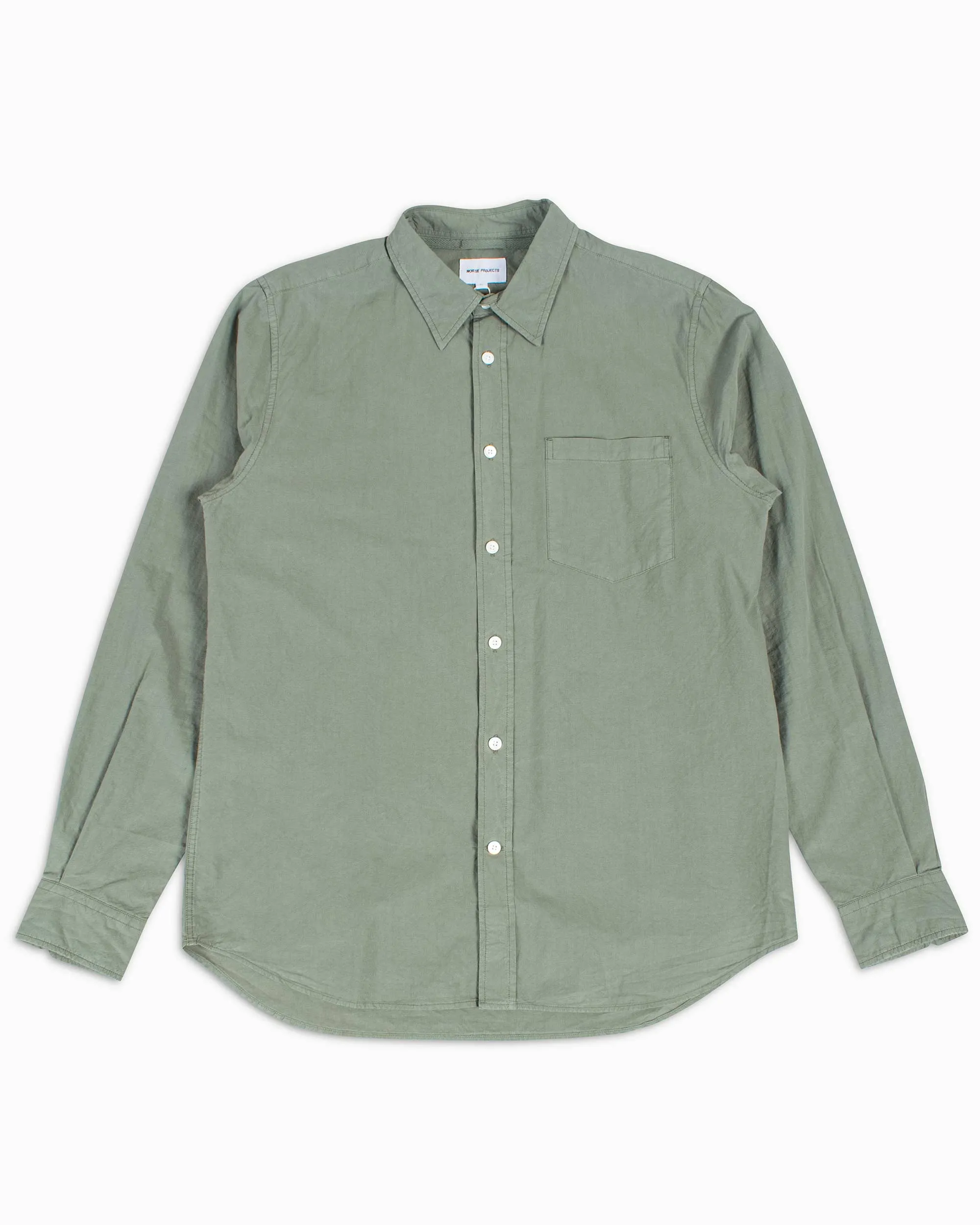 Norse Projects Osvald Tencel Dried Sage Green sold by Lost & Found