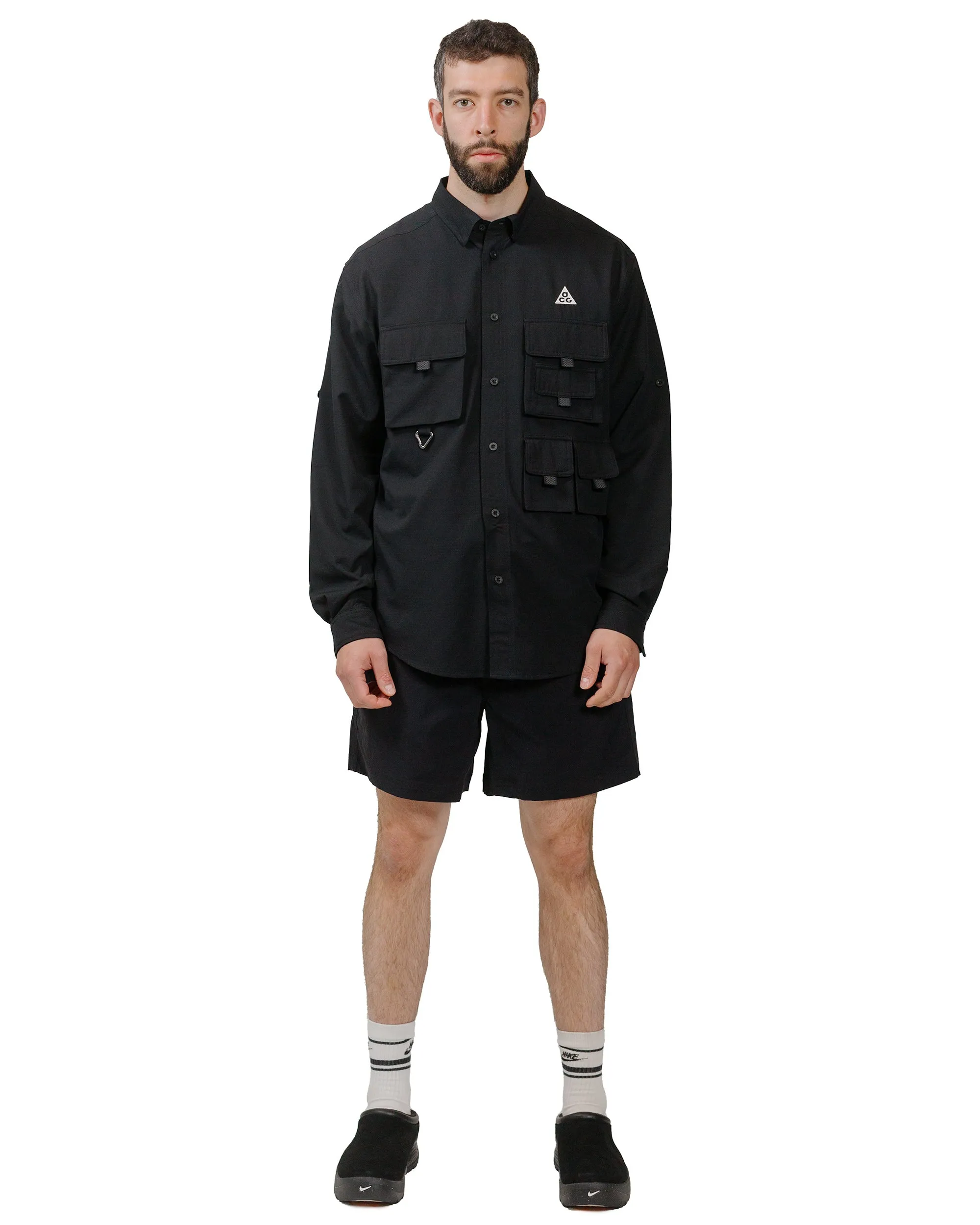Nike ACG Dri-FIT UV 'Devastation Trail' Top Black/Summit White sold by Lost & Found product image thumbnail 4