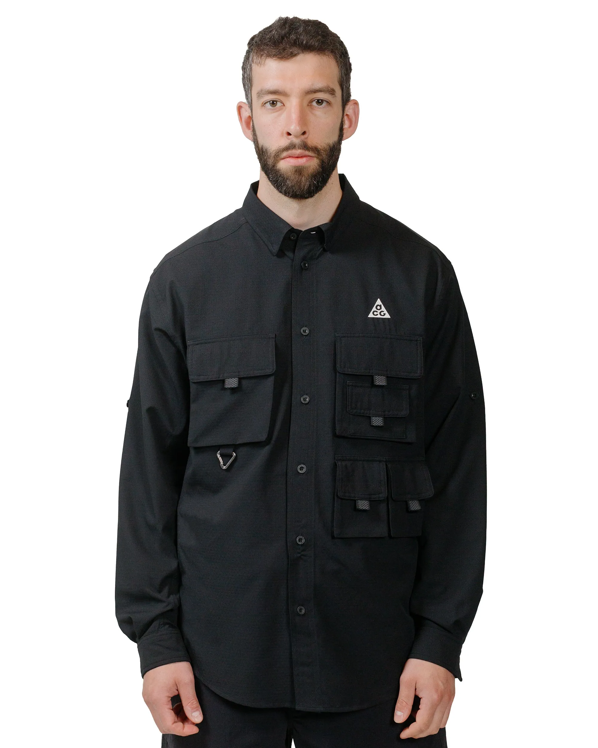 Nike ACG Dri-FIT UV 'Devastation Trail' Top Black/Summit White sold by Lost & Found product image thumbnail 2