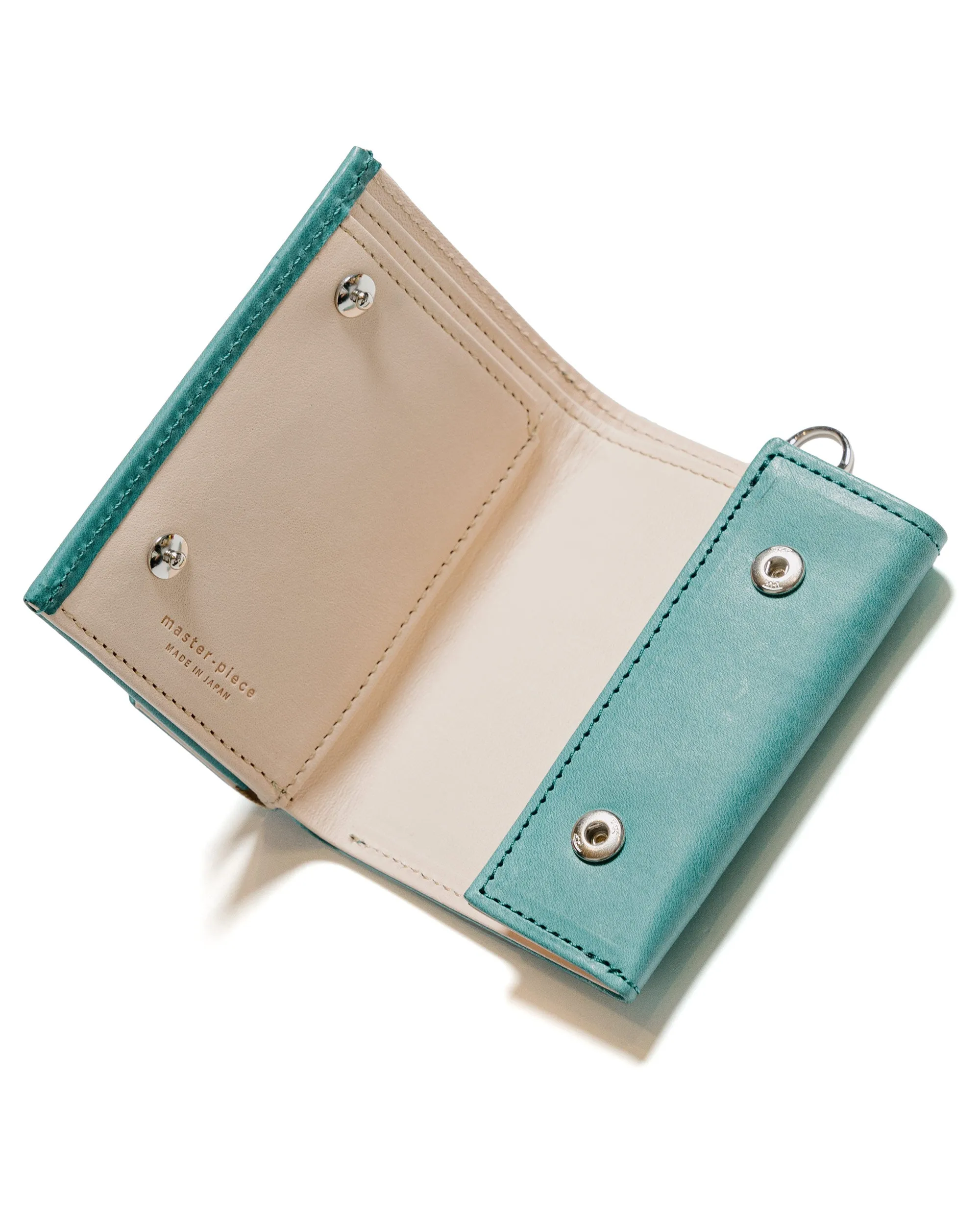 master-piece Rough Compact Wallet Turquoise sold by Lost & Found product image thumbnail 2