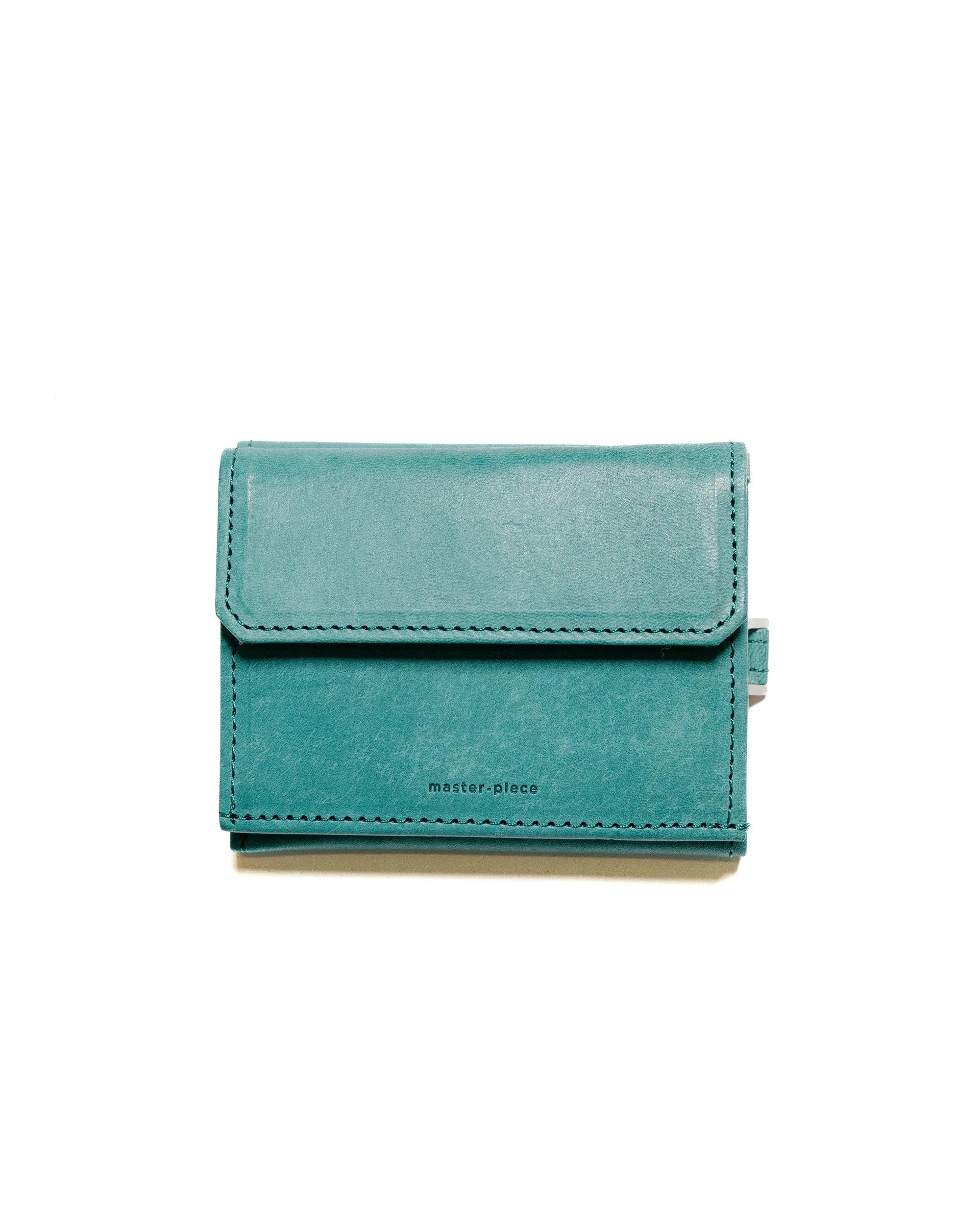 master-piece Rough Compact Wallet Turquoise sold by Lost & Found