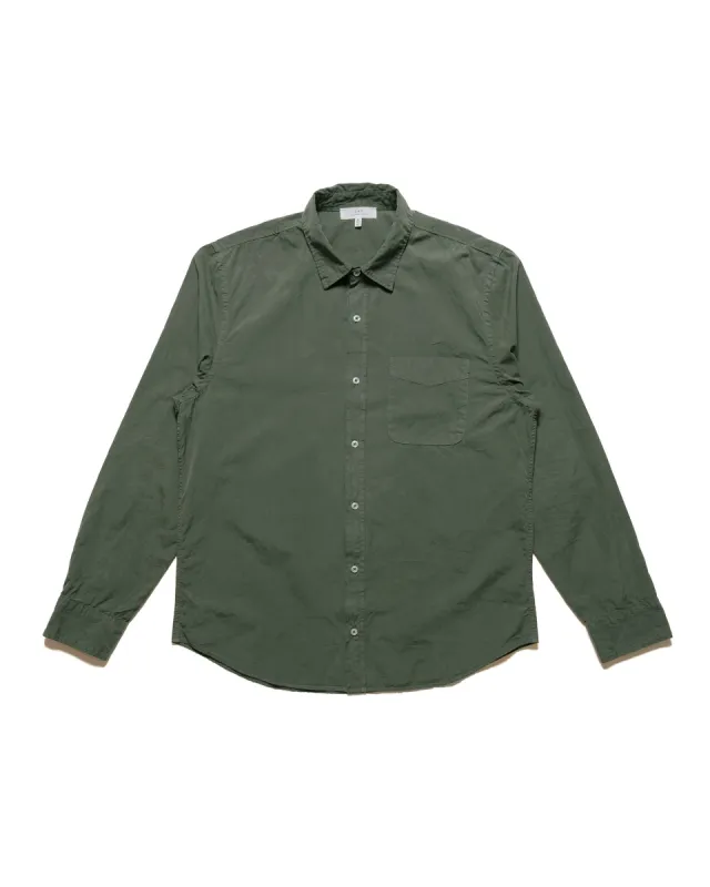 Save Khaki United Poplin Standard Shirt Basil sold by Lost & Found