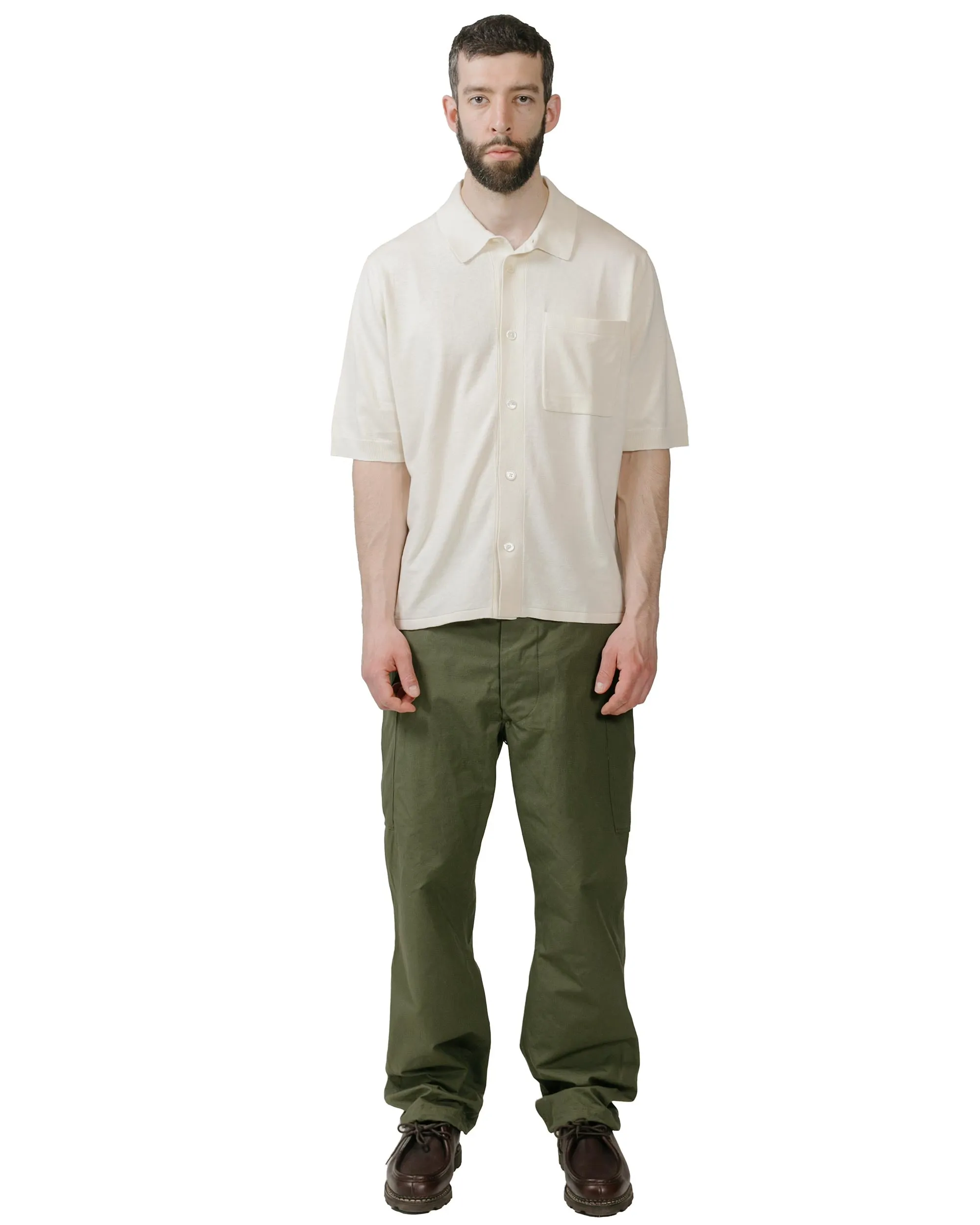 Norse Projects Rollo Cotton Linen SS Shirt Kit White sold by Lost & Found product image thumbnail 4
