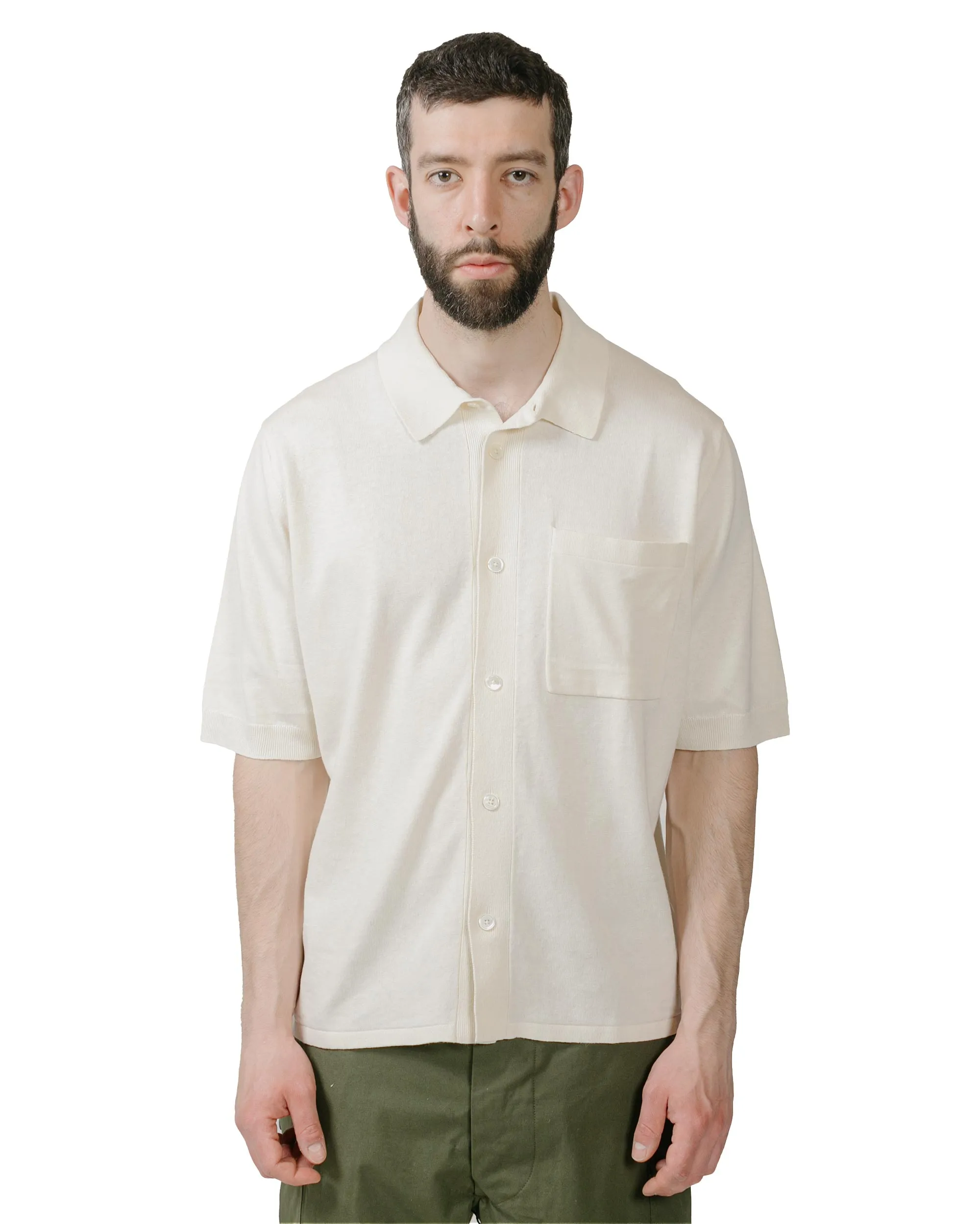 Norse Projects Rollo Cotton Linen SS Shirt Kit White sold by Lost & Found product image thumbnail 2