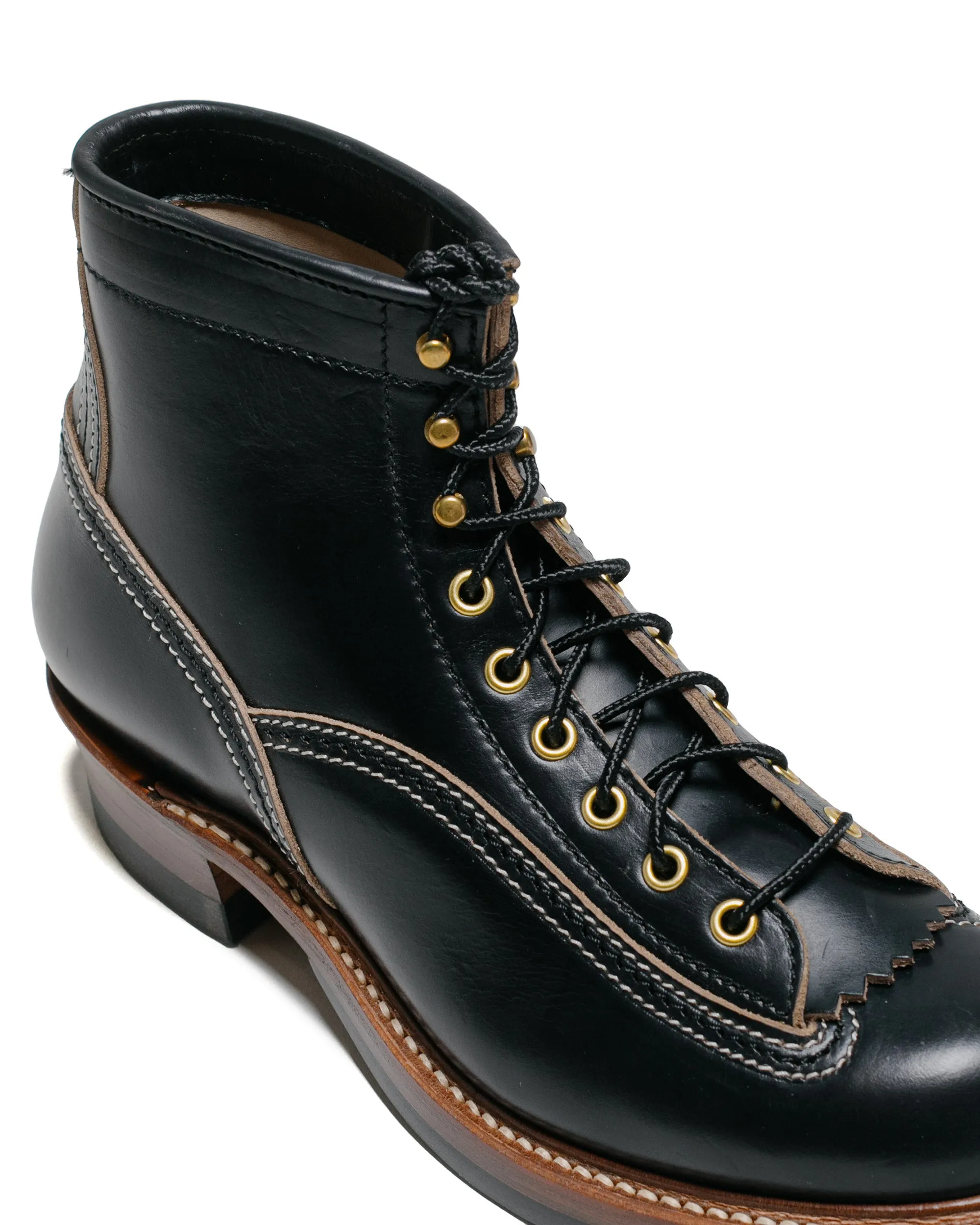 John Lofgren Bootmaker Donkey Puncher Boots Horween Leather CXL Black sold by Lost & Found product image thumbnail 3