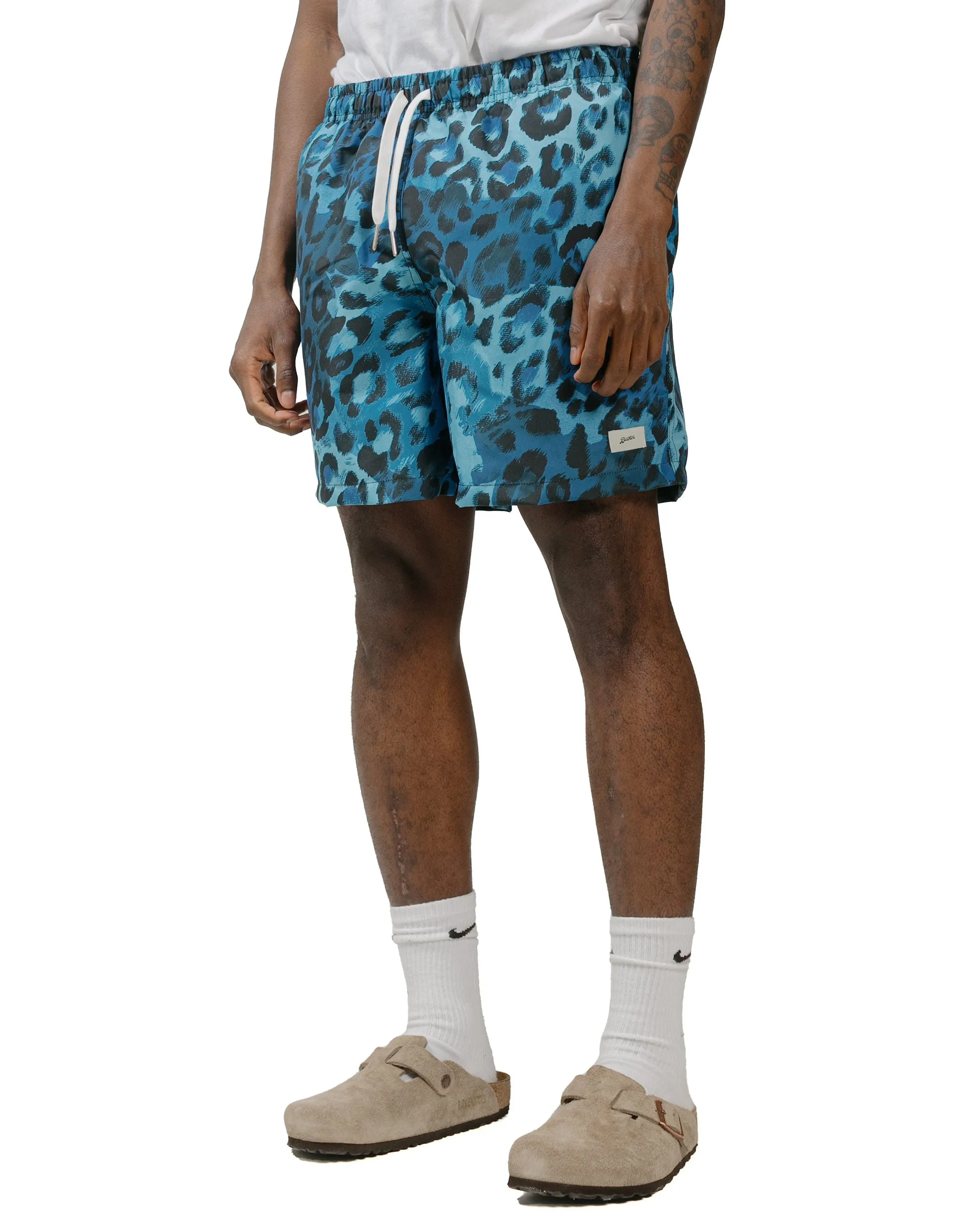 Bather Indigo Leopard Swim Trunk sold by Lost & Found product image thumbnail 2