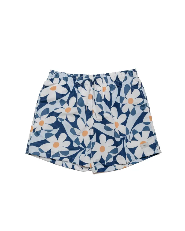 Bather Denim Daisy Trip Swim Trunk sold by Lost & Found