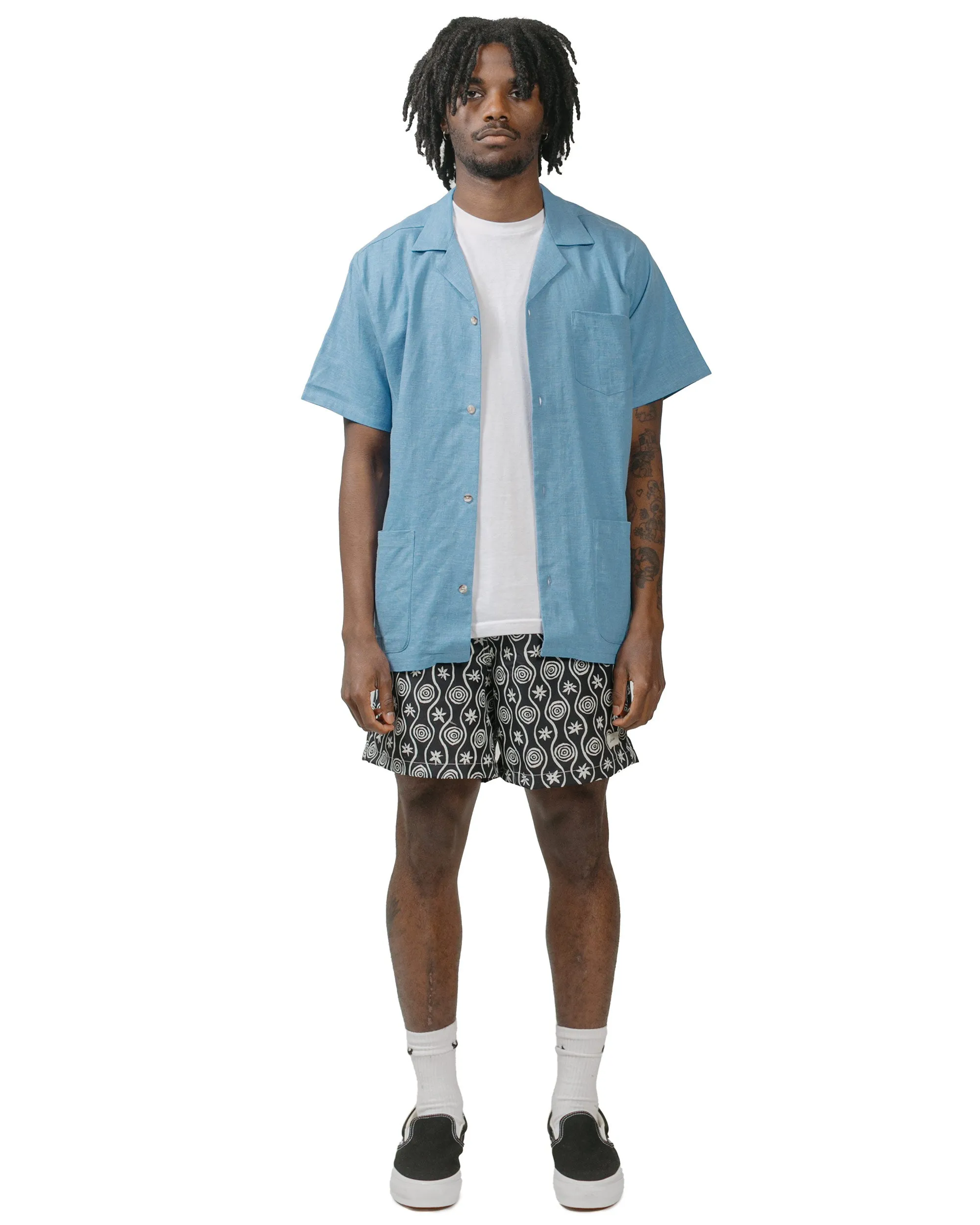 Bather Lake Linen Traveler Shirt sold by Lost & Found product image thumbnail 4