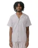 Bather Lavender Linen Traveler Shirt sold by Lost & Found