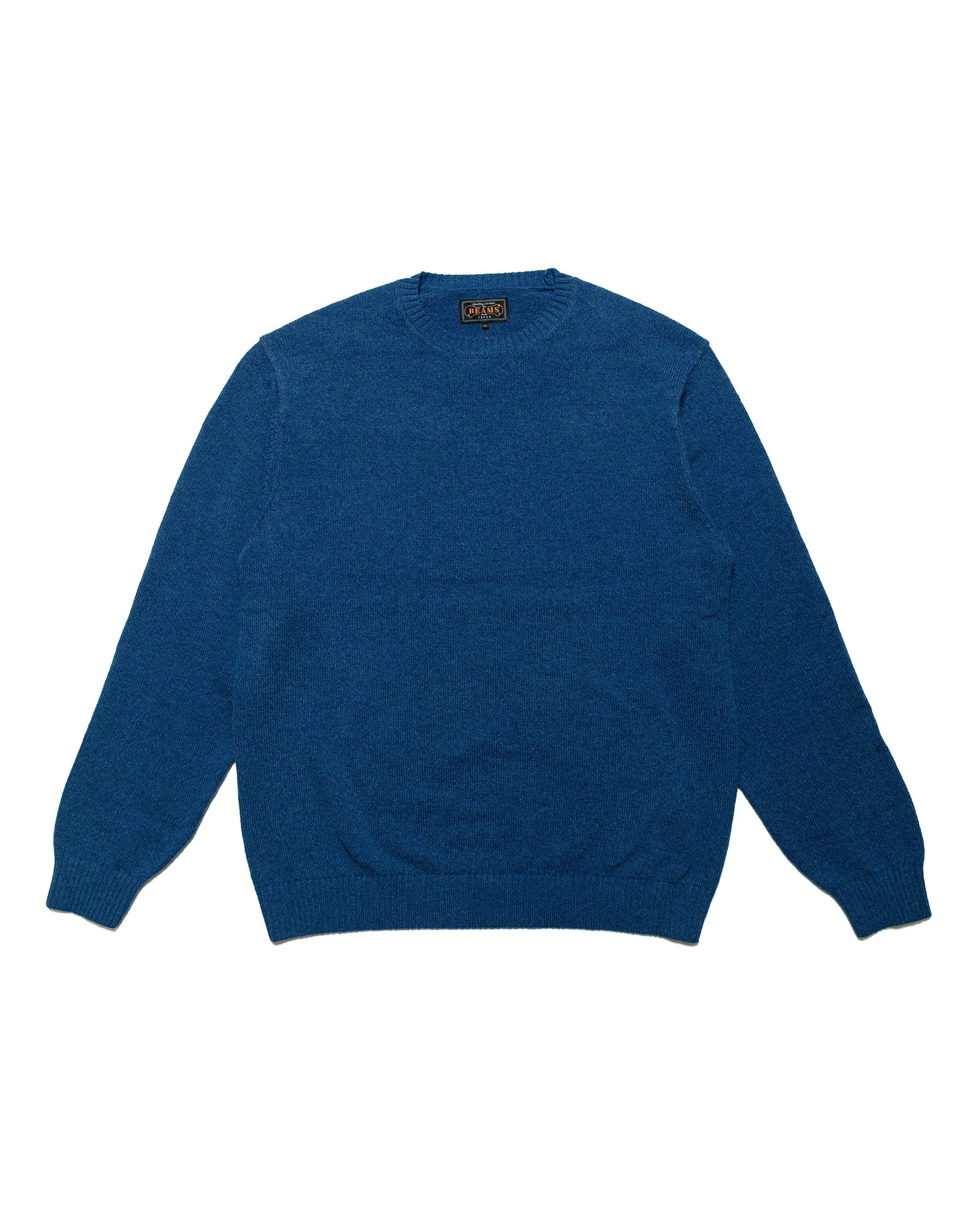 Beams Plus Crew Lily 7G Blue sold by Lost & Found