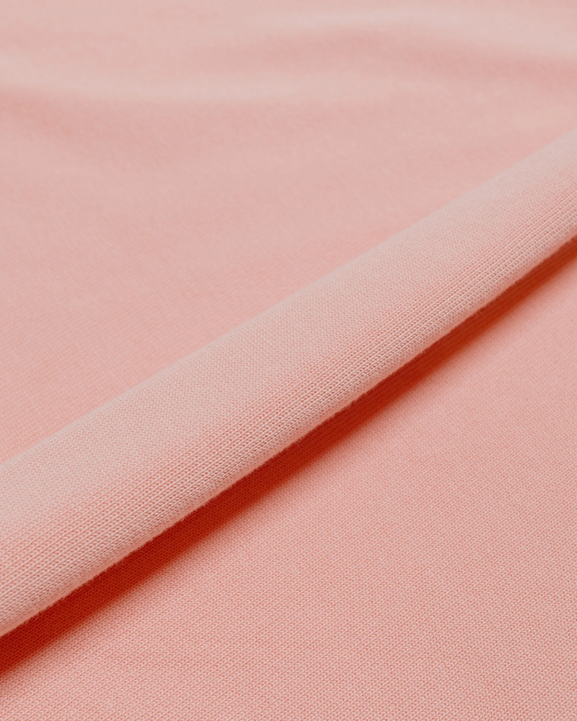 Beams Plus Knit Polo Solid 12G Pink sold by Lost & Found product image thumbnail 5