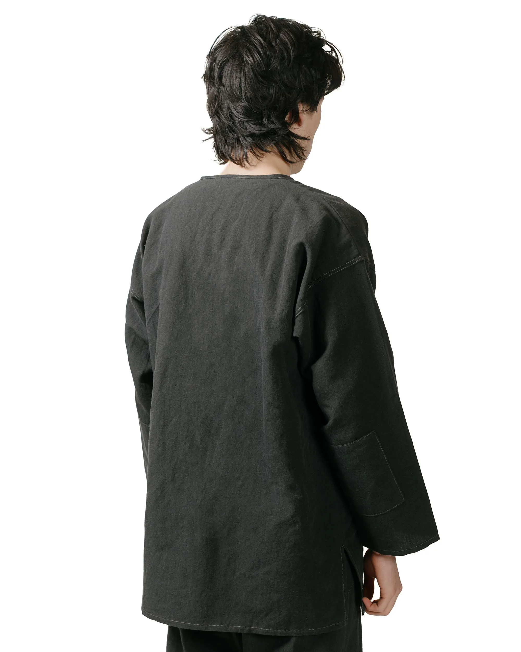 The Real McCoy's MS24002 Junk Force Black Pajama Shirt Black sold by Lost & Found product image thumbnail 3