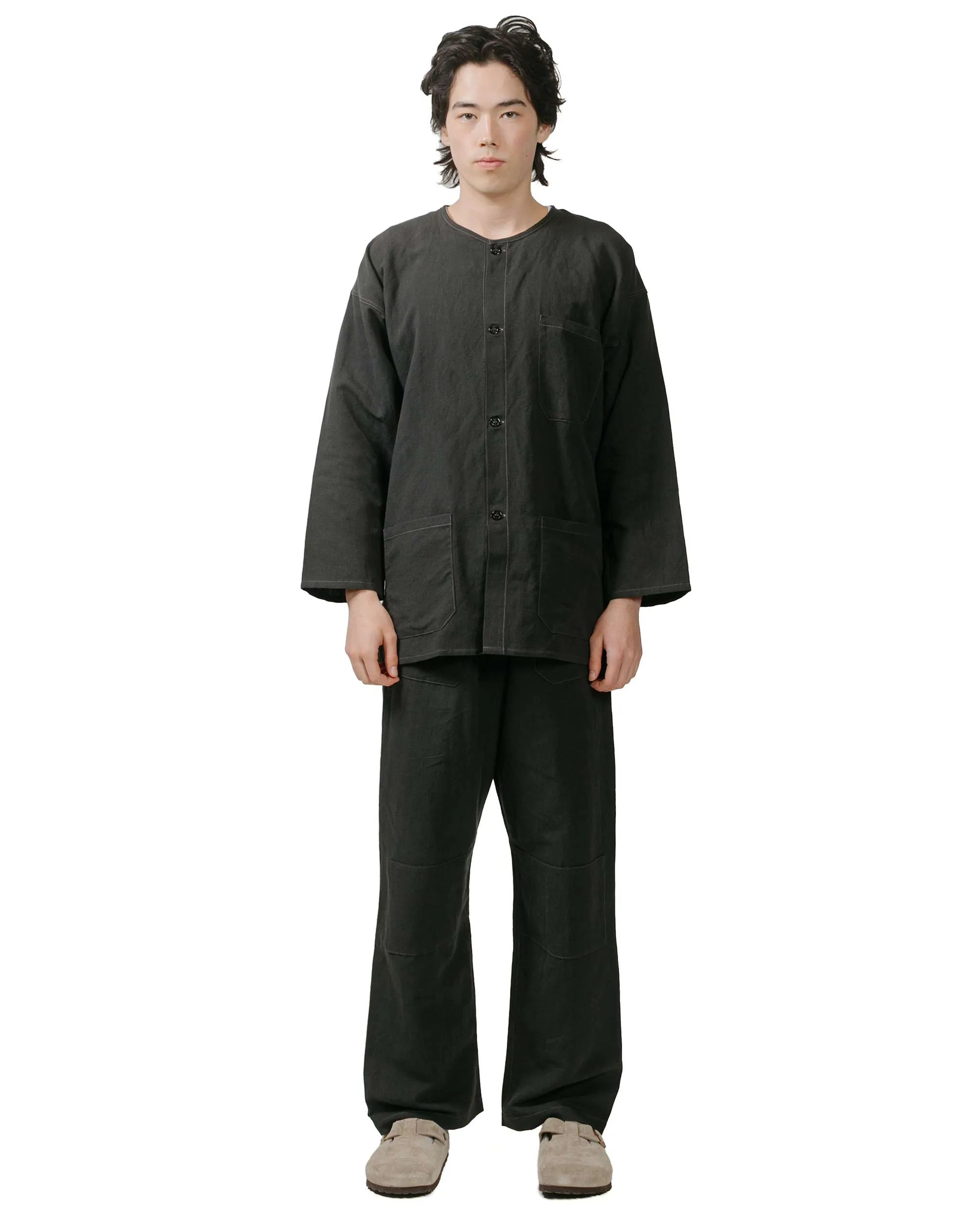 The Real McCoy's MS24002 Junk Force Black Pajama Shirt Black sold by Lost & Found product image thumbnail 4
