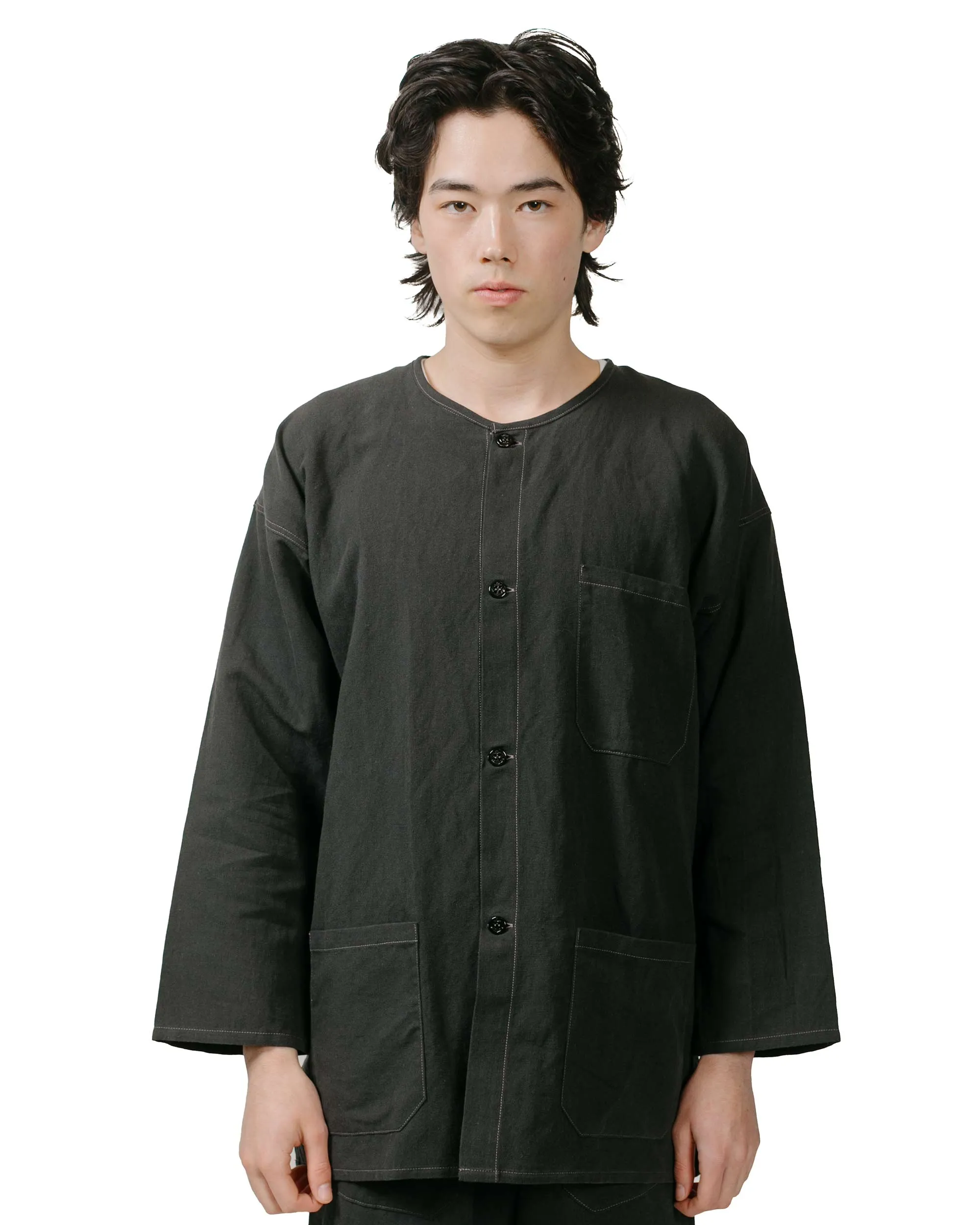 The Real McCoy's MS24002 Junk Force Black Pajama Shirt Black sold by Lost & Found product image thumbnail 2