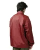 The Real McCoy's MJ24010 Nylon Cotton Lined Coach Jacket Burgundy sold by Lost & Found