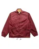 The Real McCoy's MJ24010 Nylon Cotton Lined Coach Jacket Burgundy sold by Lost & Found