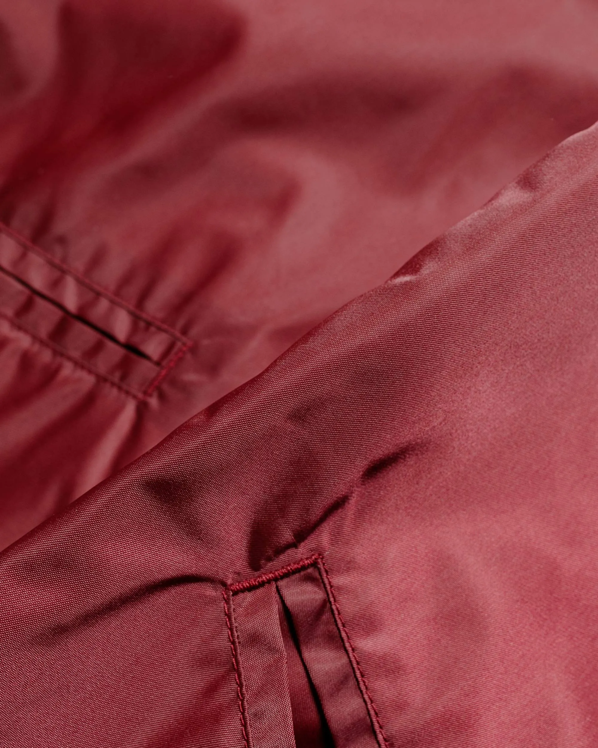 The Real McCoy's MJ24010 Nylon Cotton Lined Coach Jacket Burgundy sold by Lost & Found product image thumbnail 5