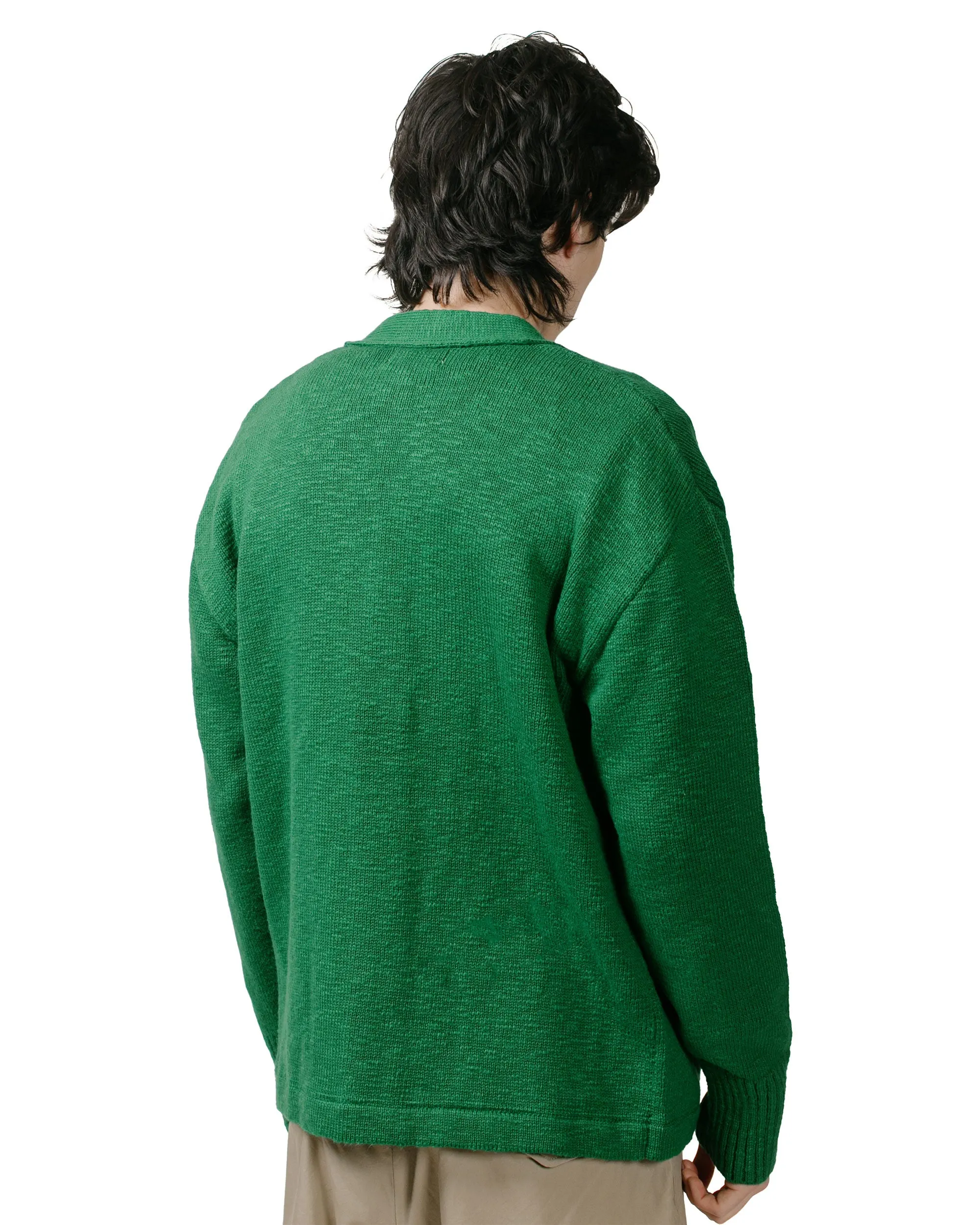 The Real McCoy's MC24016 Cotton Summer Cardigan Green sold by Lost & Found product image thumbnail 3