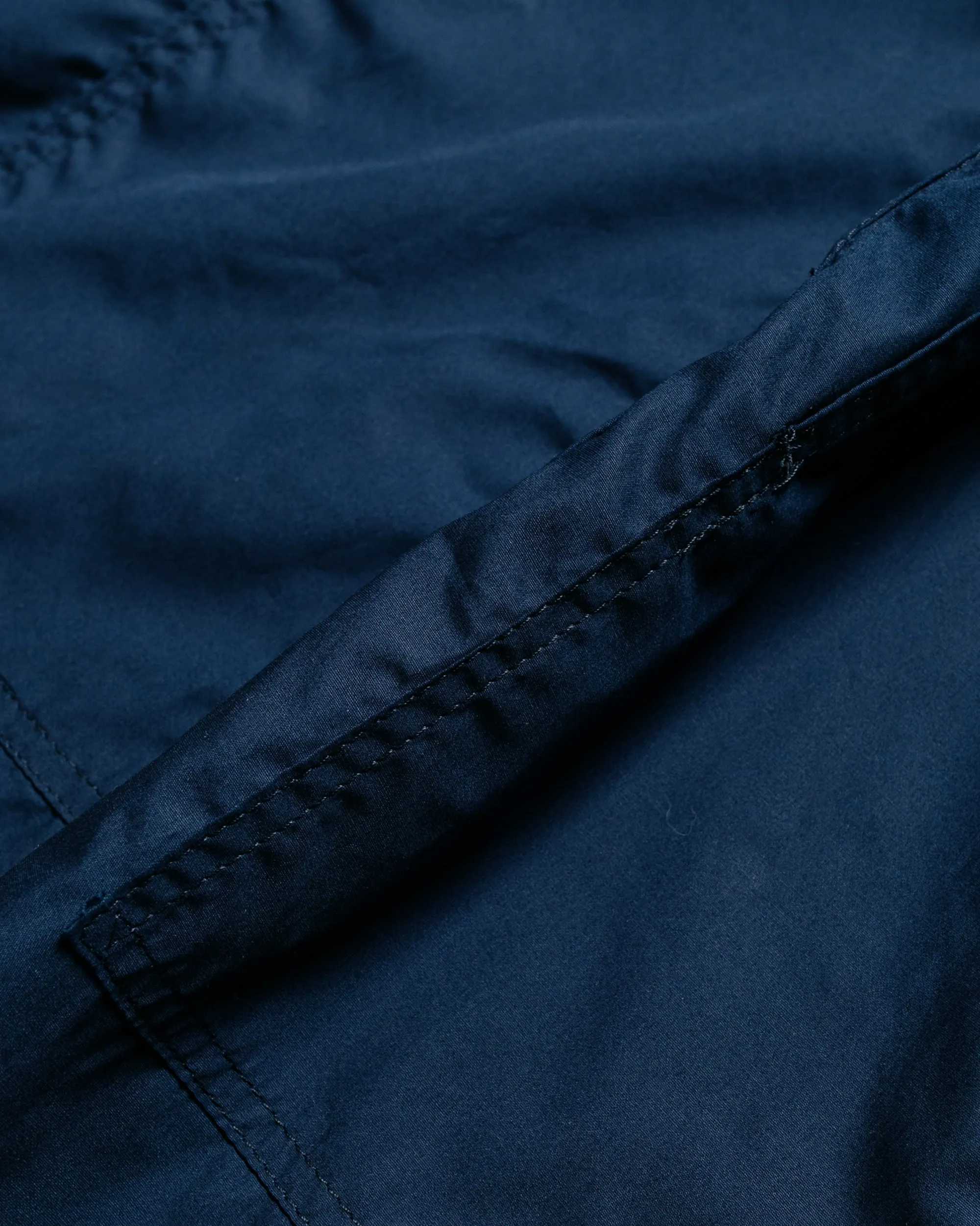 Engineered Garments Workaday Army Pop Over Shirt Navy Superfine Poplin sold by Lost & Found product image thumbnail 5