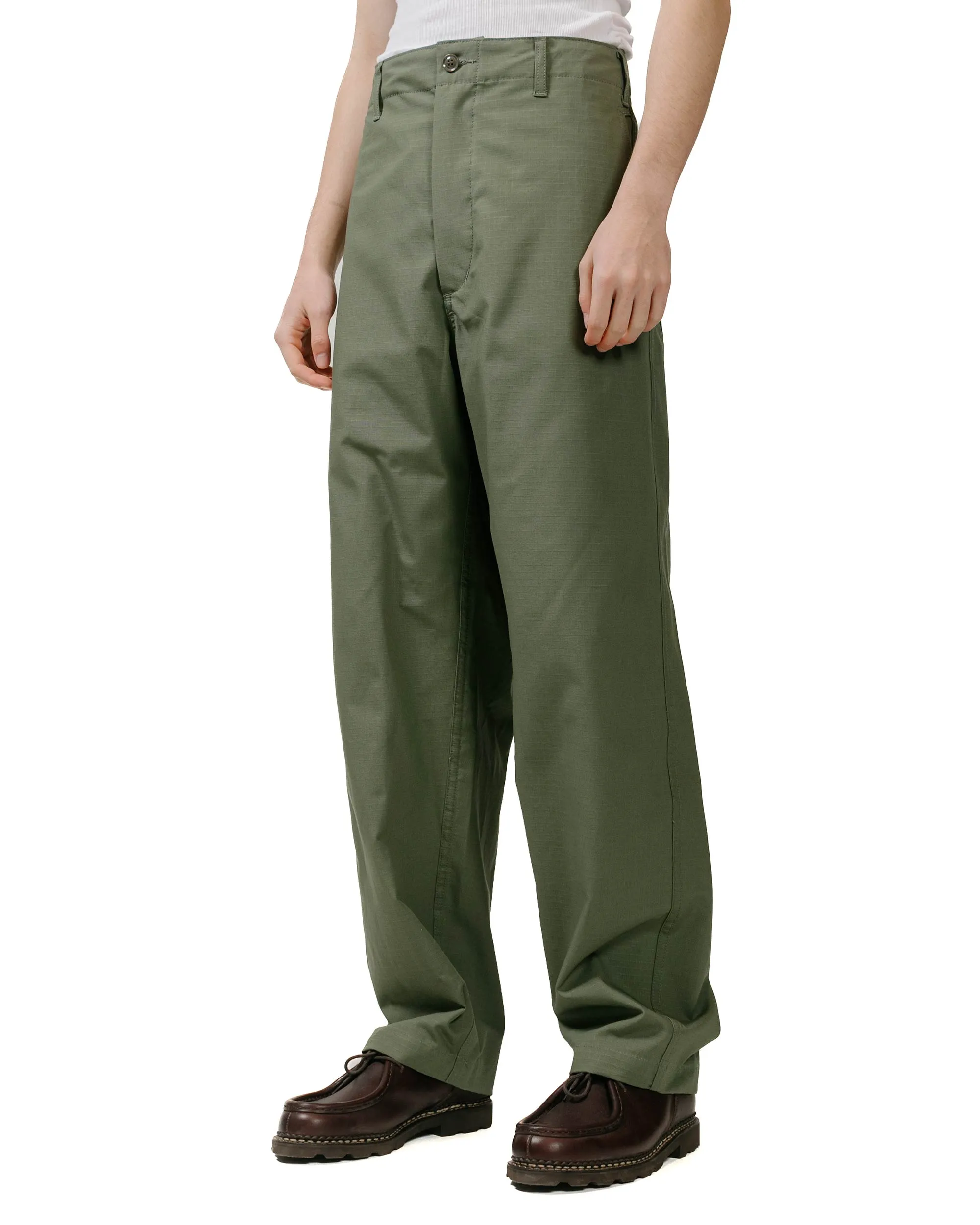 Engineered Garments Workaday Utility Pant Olive Cotton Ripstop sold by Lost & Found product image thumbnail 2