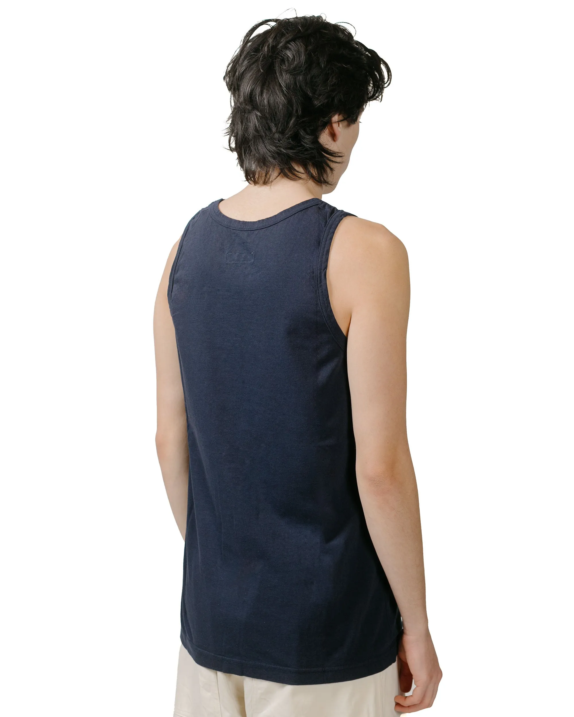 ts(s) Tank Top High Gauge Cotton Jersey Navy sold by Lost & Found product image thumbnail 3