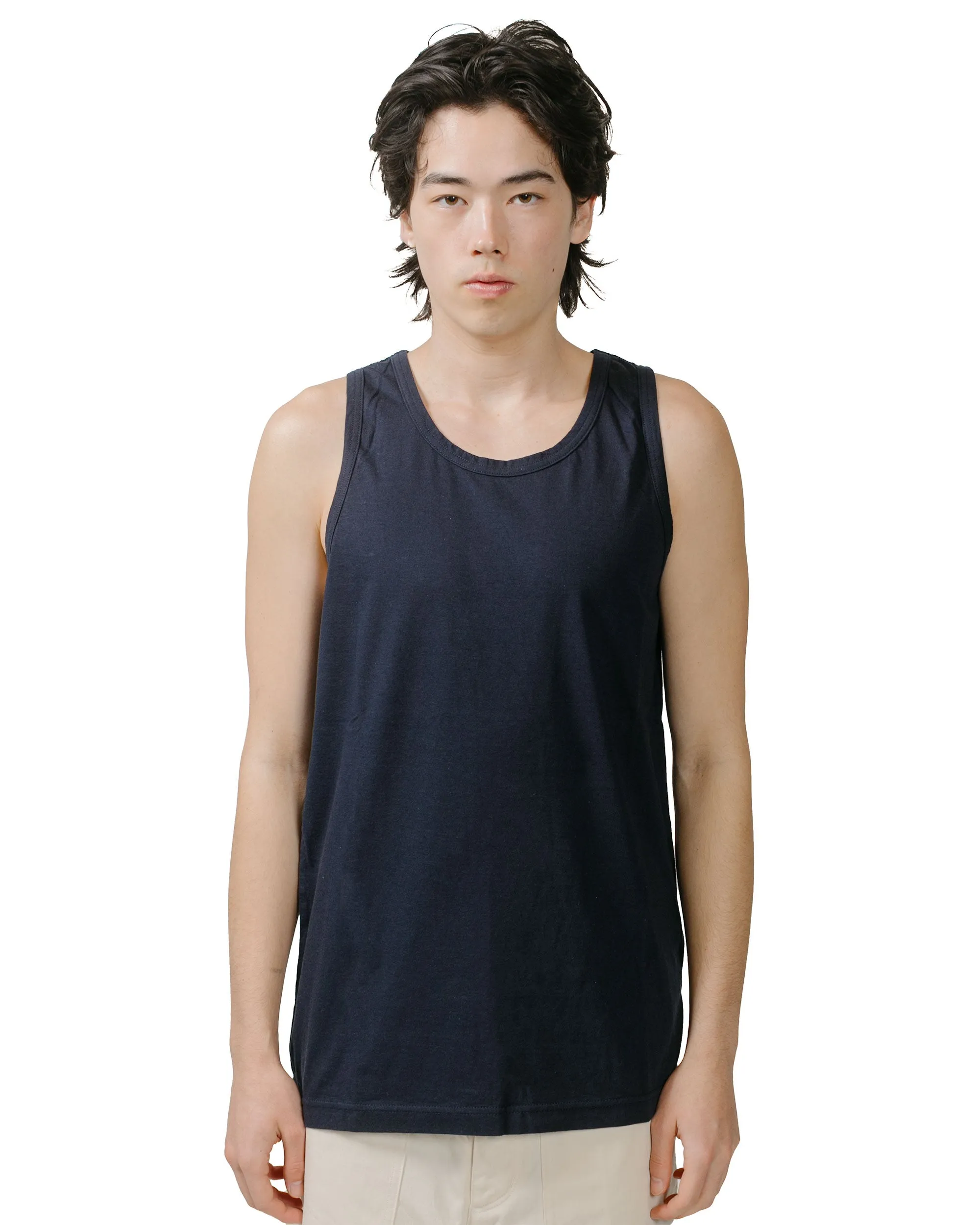 ts(s) Tank Top High Gauge Cotton Jersey Navy sold by Lost & Found product image thumbnail 2