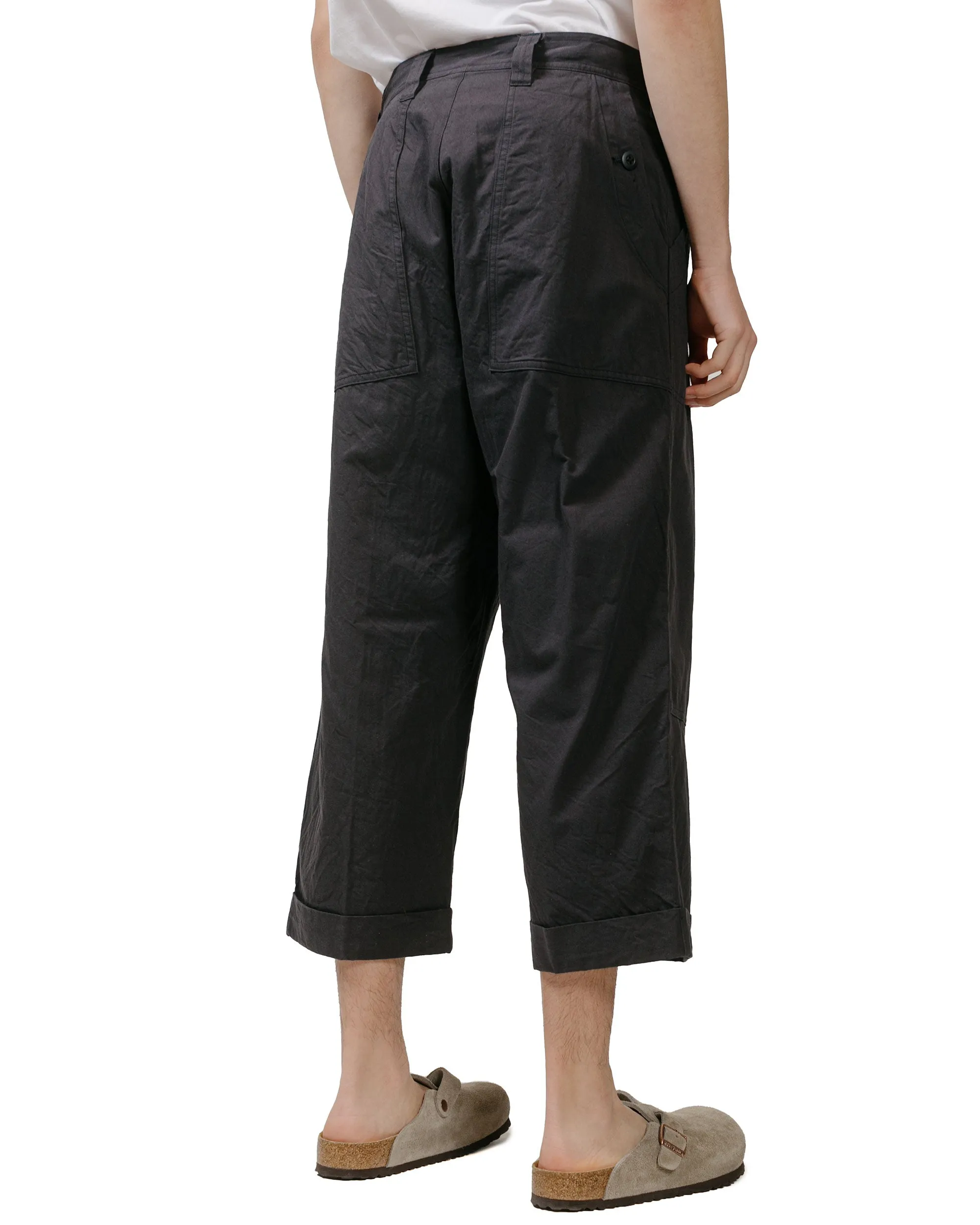 ts(s) Cropped Work Pants Cotton Slub Yarn Twill Cloth Dark Navy sold by Lost & Found product image thumbnail 3