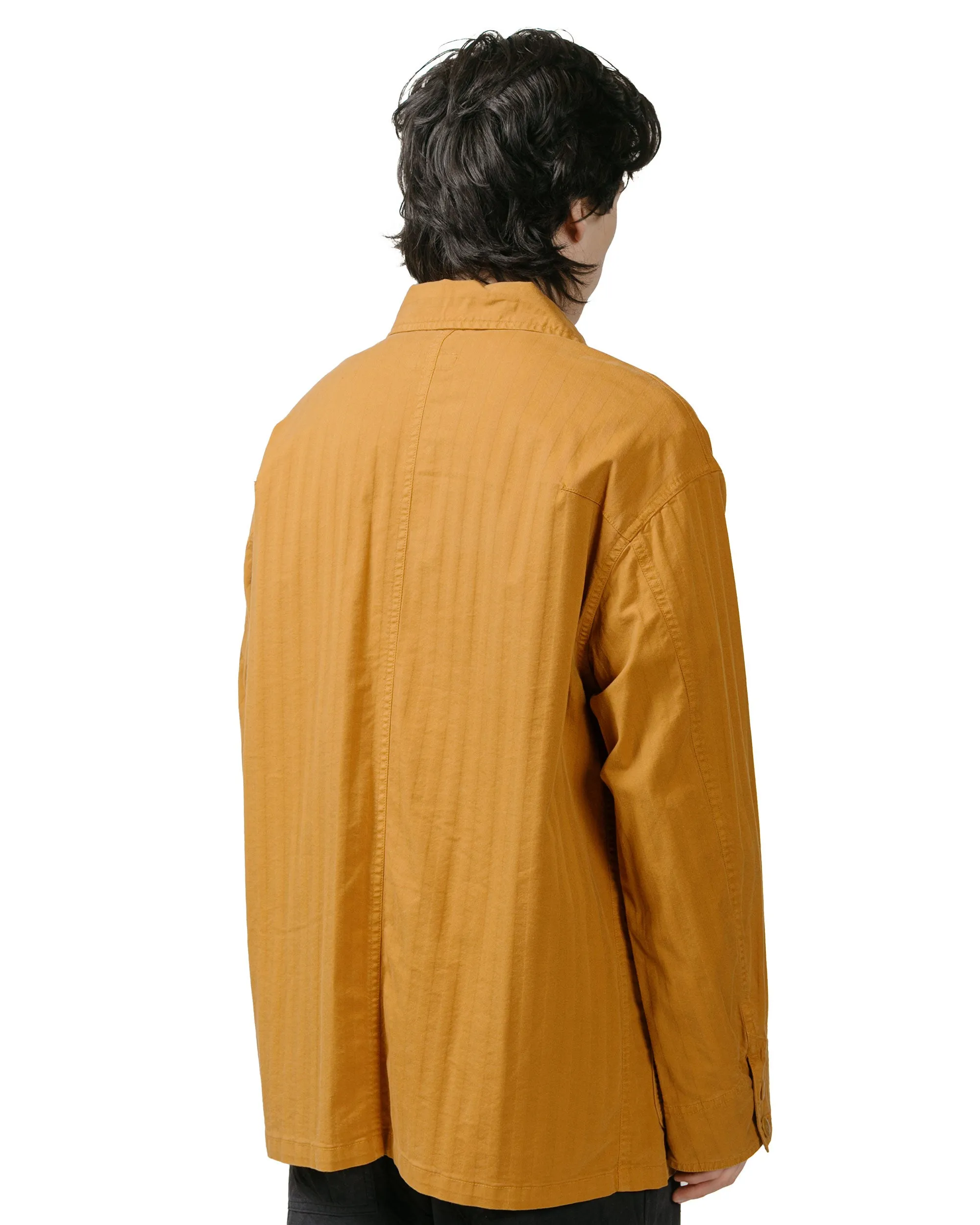 ts(s) Cover All Jacket Garment Dye Cotton/Rayon Herringbone Stretch Cloth Ocher sold by Lost & Found product image thumbnail 3